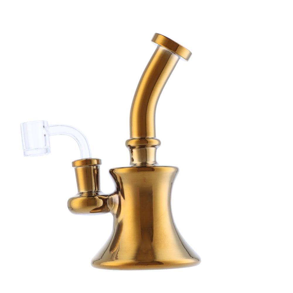 8" Fumed Bell Dab Rig  Assorted
