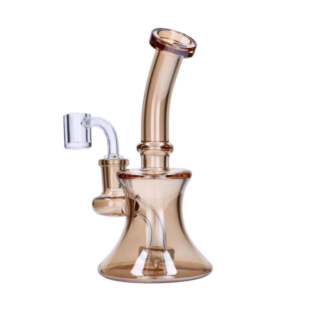 8" Fumed Bell Dab Rig  Assorted