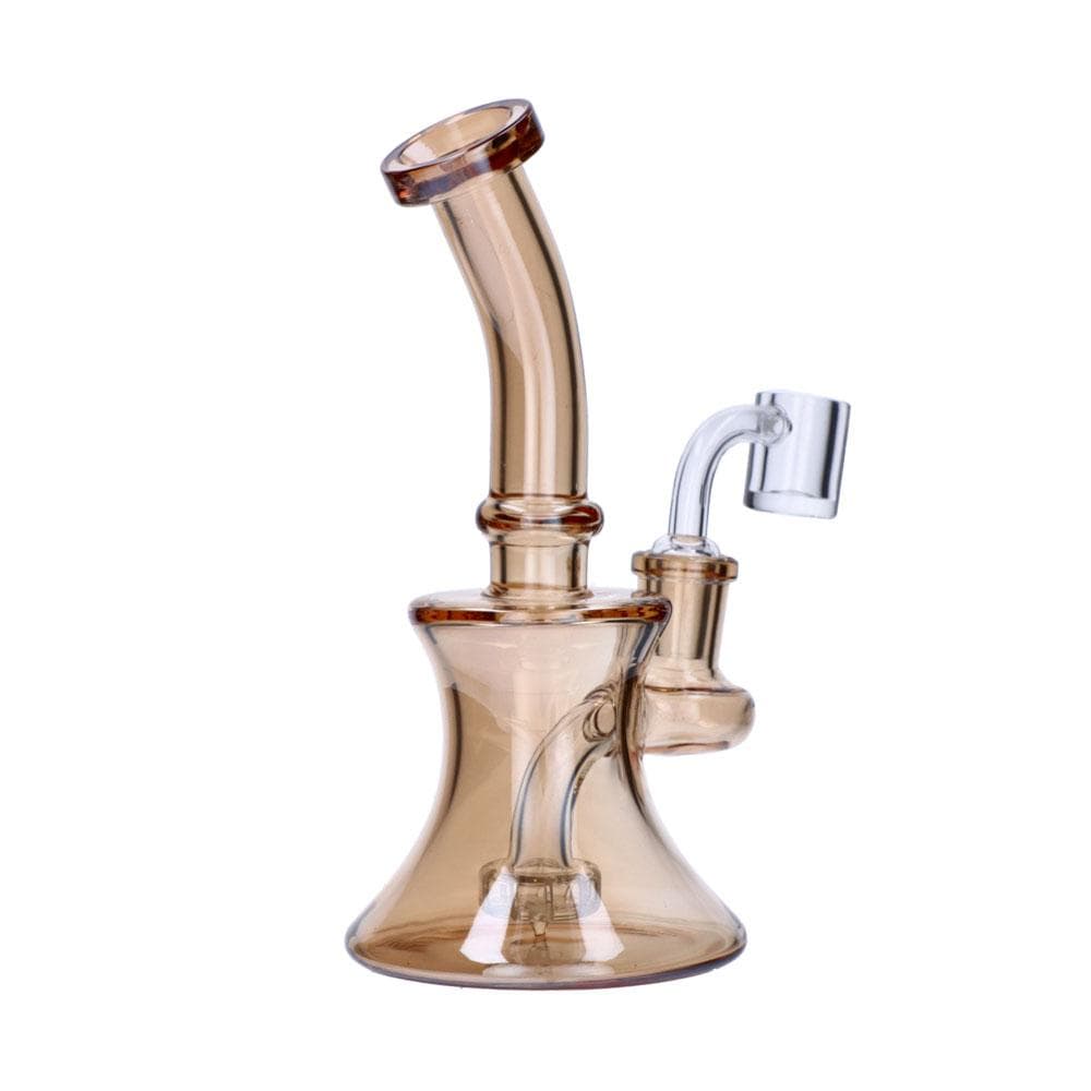 8" Fumed Bell Dab Rig  Assorted
