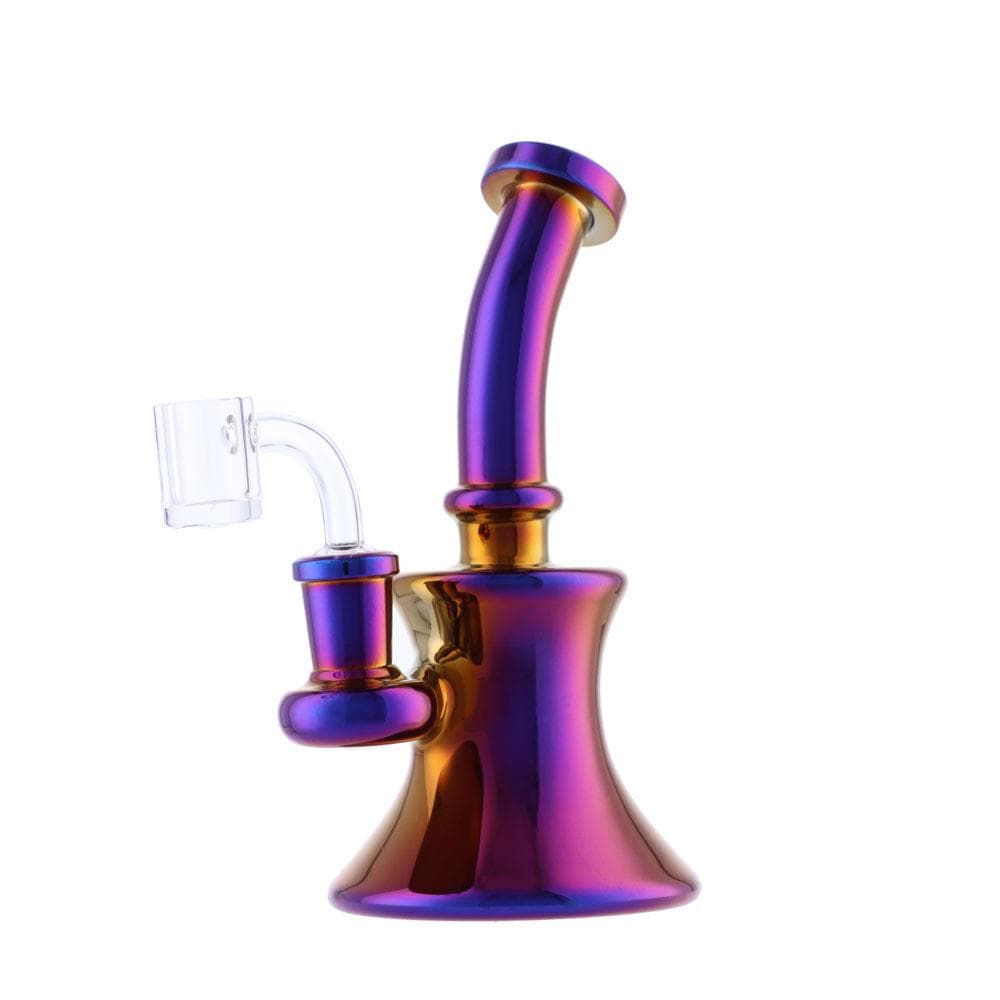 8" Fumed Bell Dab Rig  Assorted