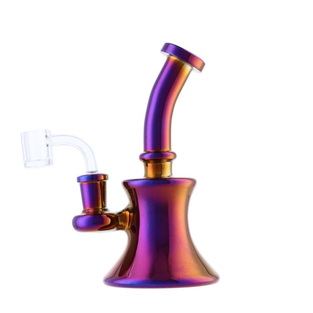 8" Fumed Bell Dab Rig  Assorted