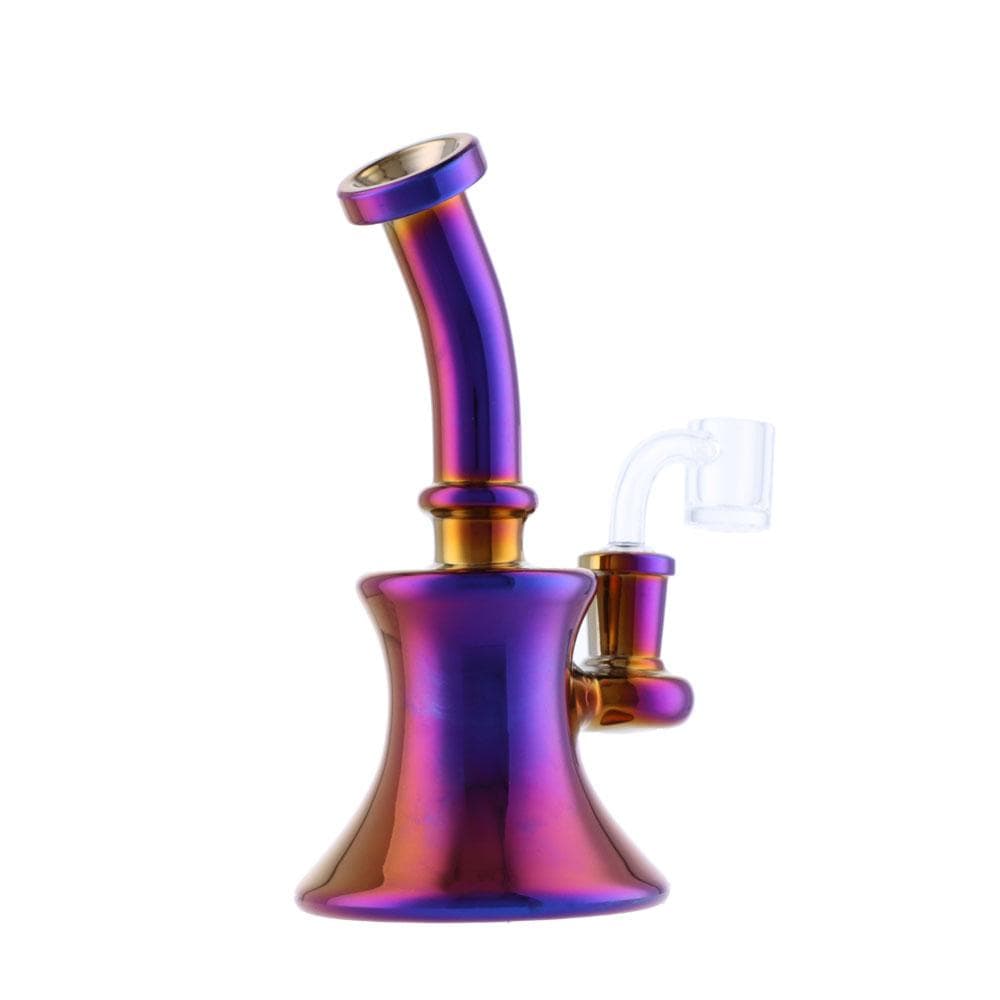 8" Fumed Bell Dab Rig  Assorted