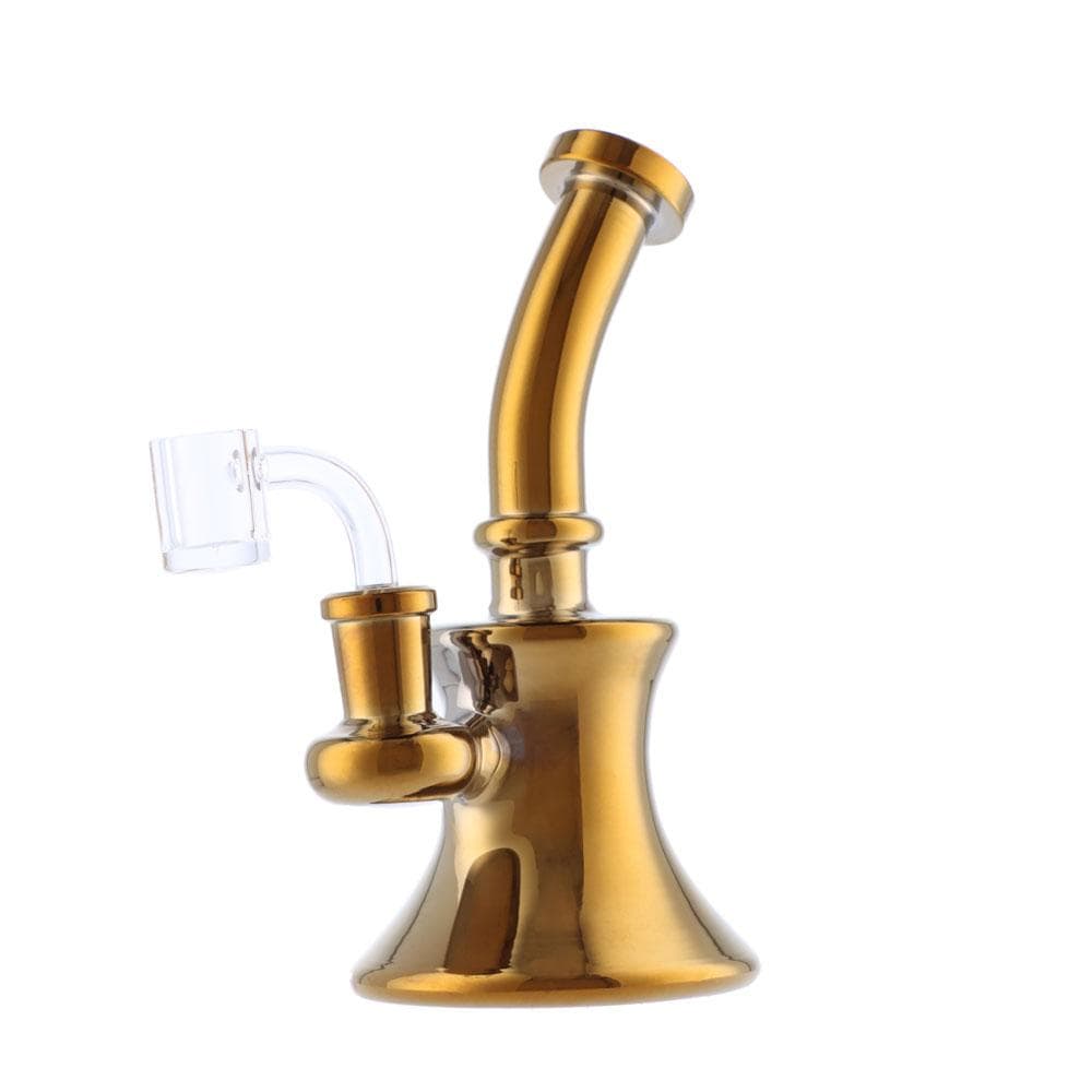 8" Fumed Bell Dab Rig  Assorted