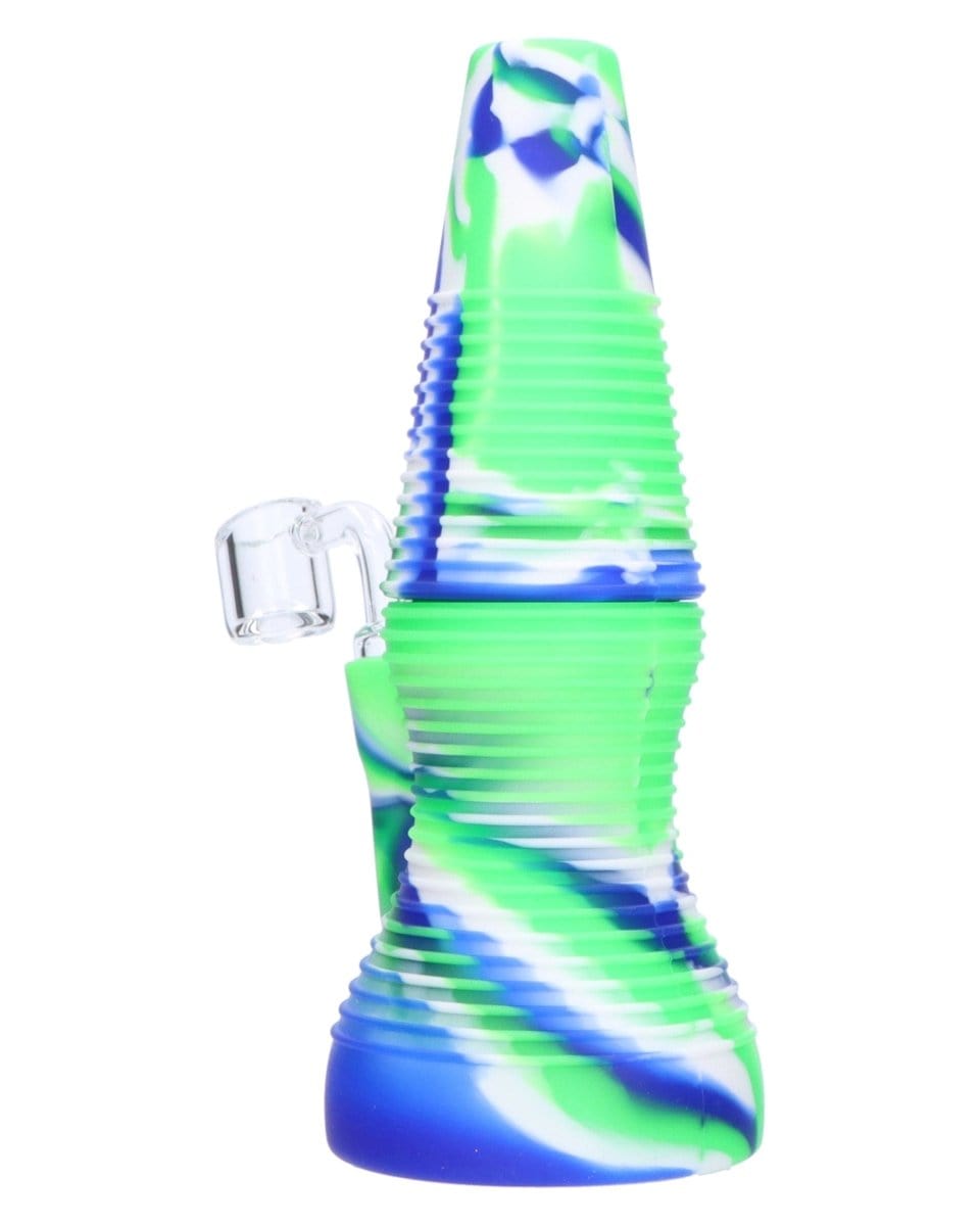 Rigid Blue Silicone Mini Dab Rig