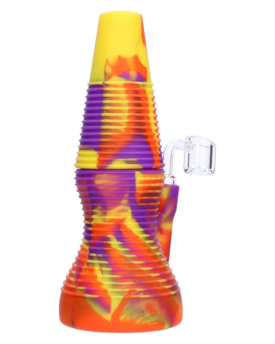 Rigid Orange Silicone Mini Dab Rig
