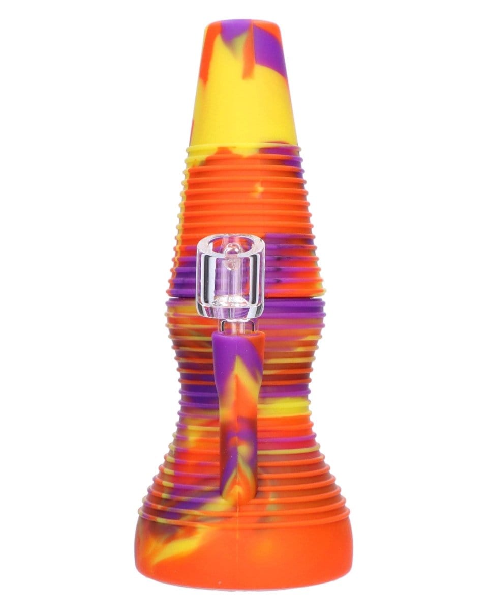 Rigid Orange Silicone Mini Dab Rig