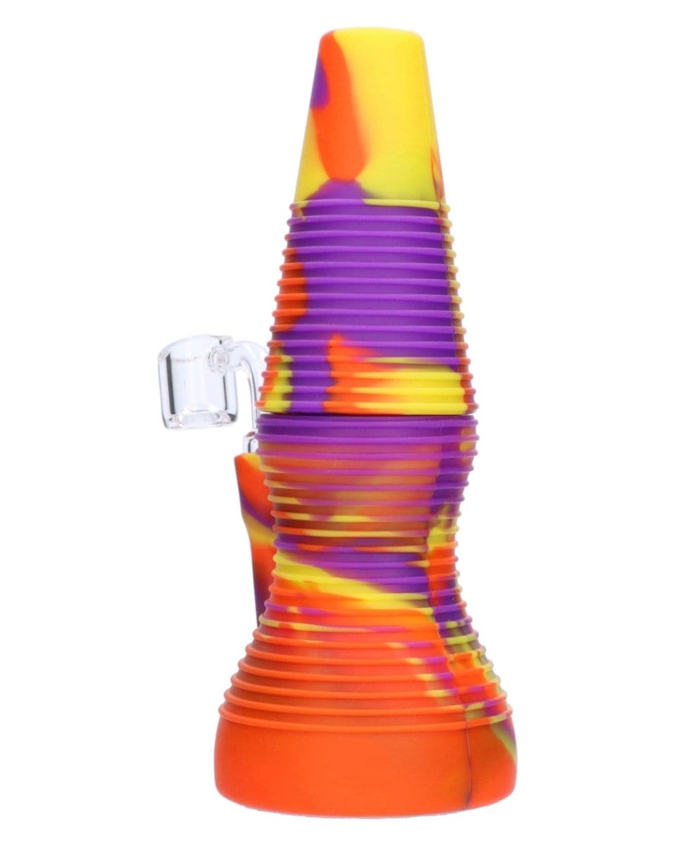 Rigid Orange Silicone Mini Dab Rig