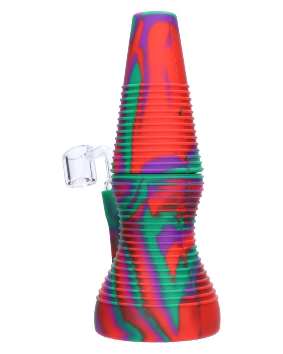 Rigid Red Silicone Mini Dab Rig
