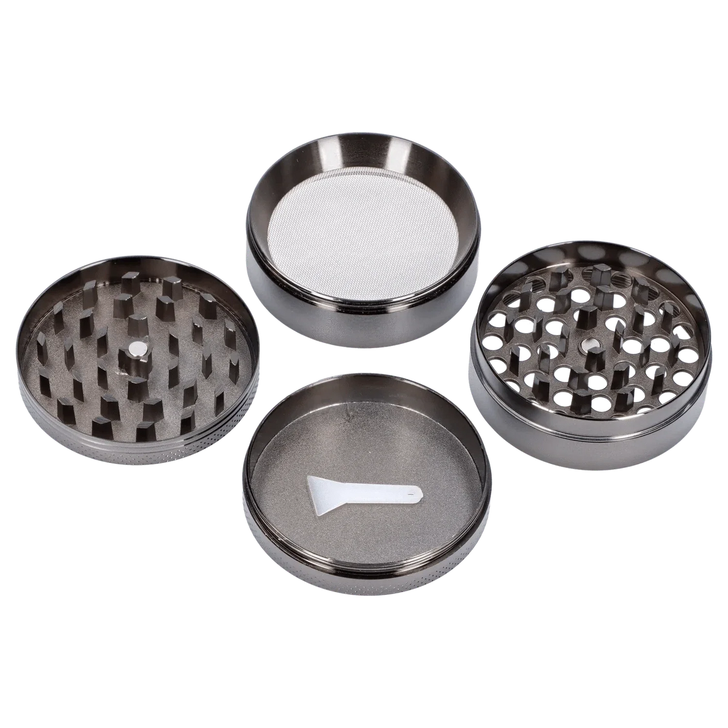 Space Hands Mushroom 63mm Chrome Grinder