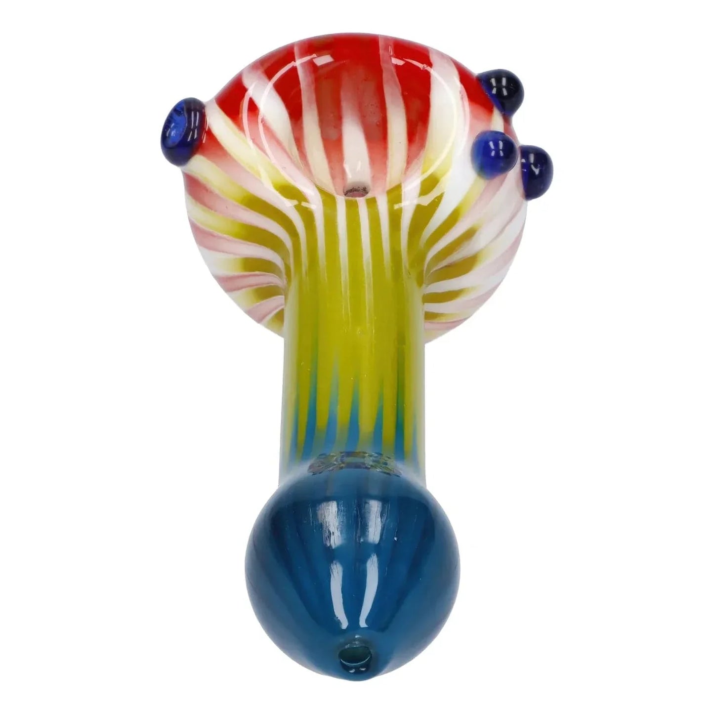 Colorful Reversal Art Spoon Pipe - 4.5 in