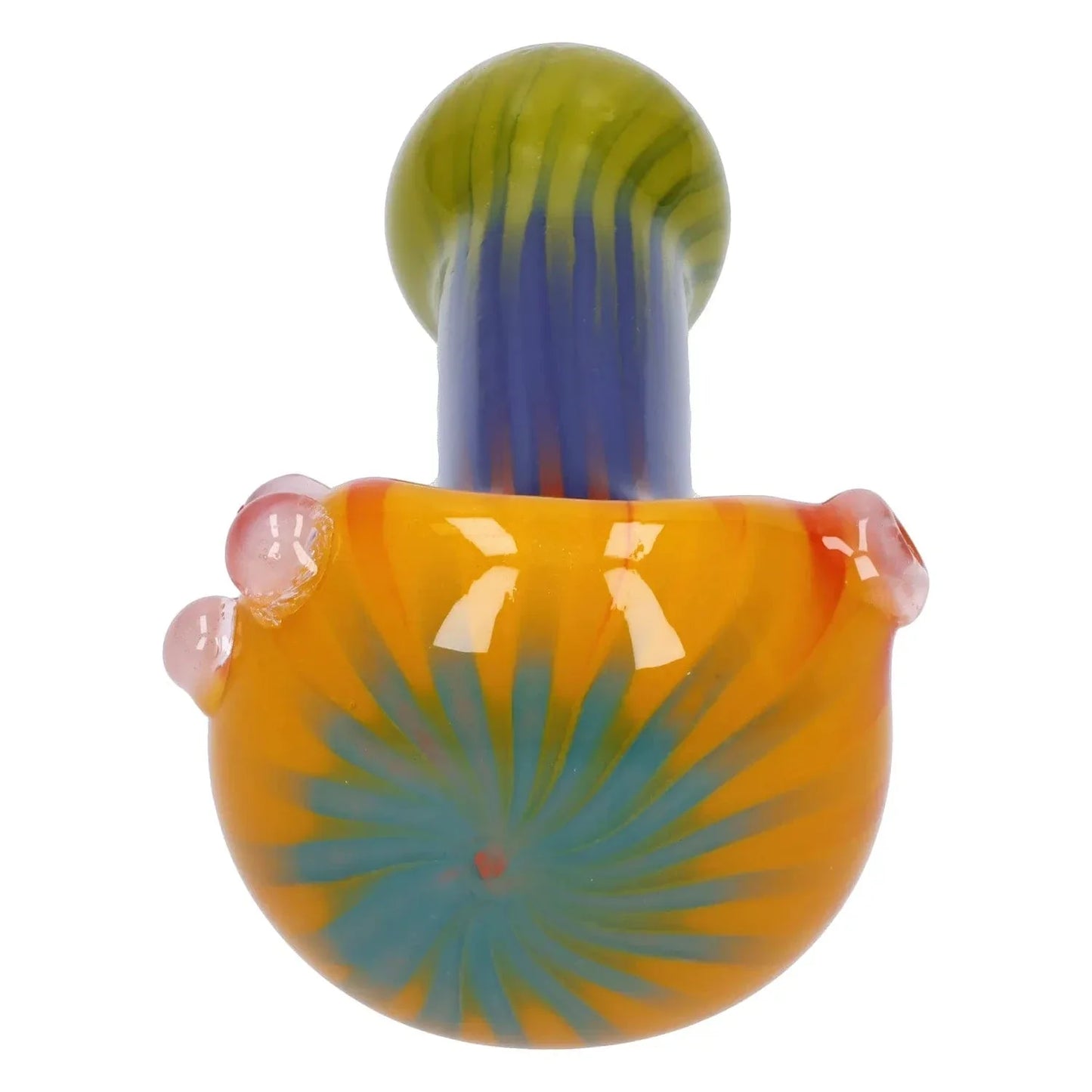 Colorful Reversal Art Spoon Pipe - 4.5 in