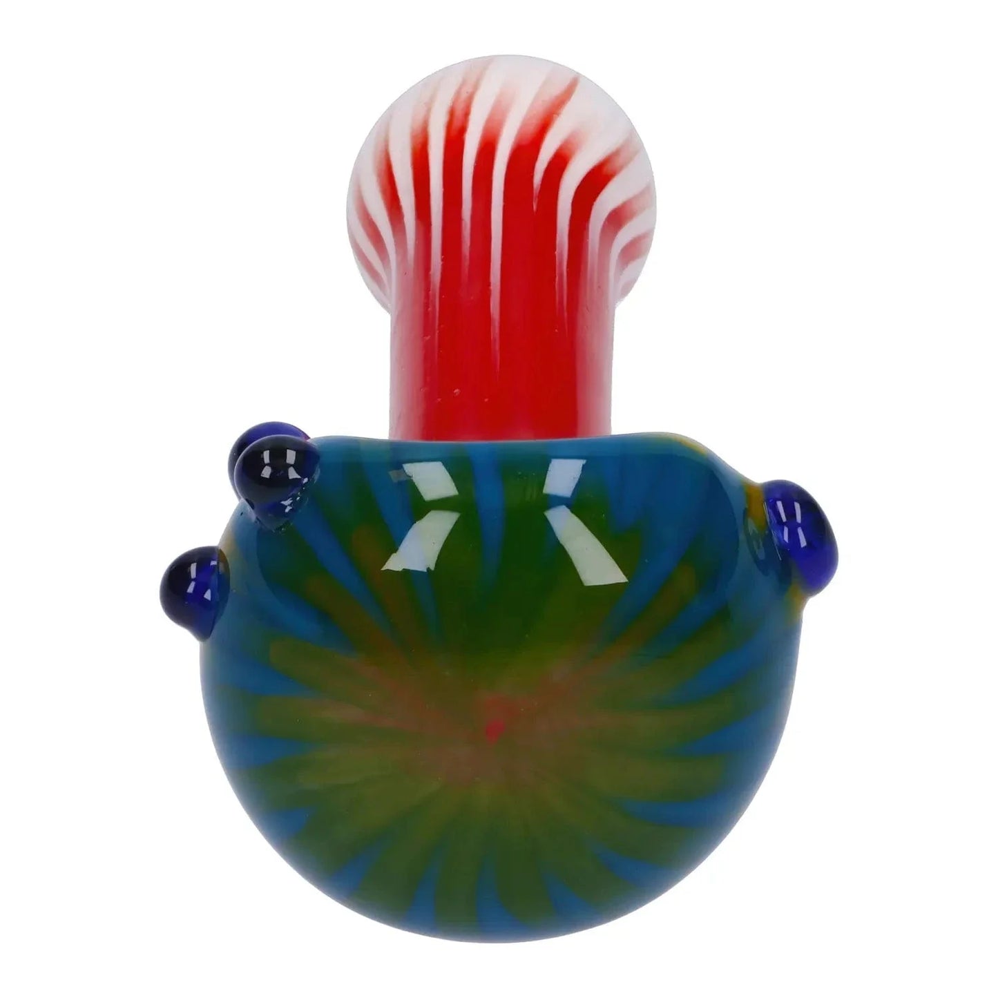 Colorful Reversal Art Spoon Pipe - 4.5 in