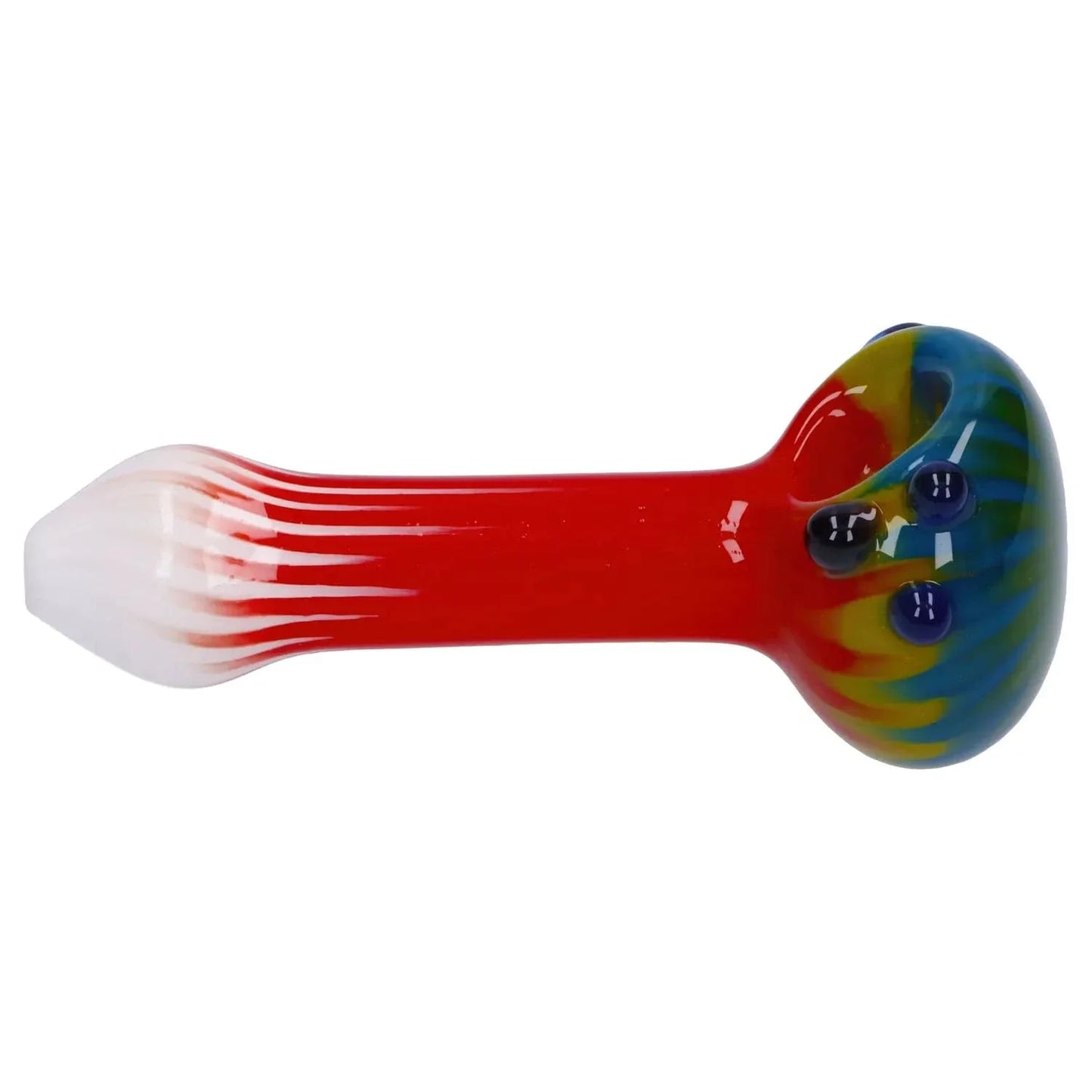 Colorful Reversal Art Spoon Pipe - 4.5 in