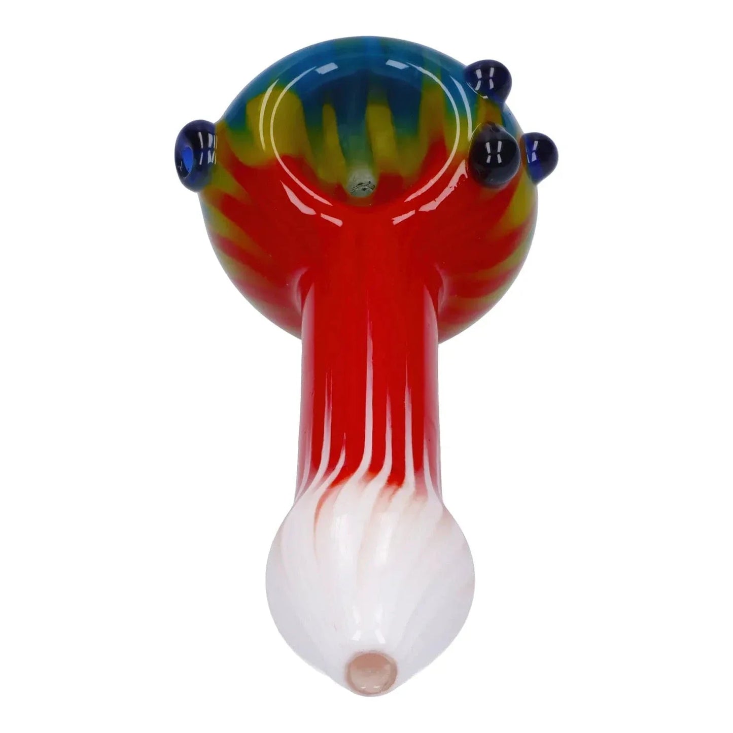 Colorful Reversal Art Spoon Pipe - 4.5 in