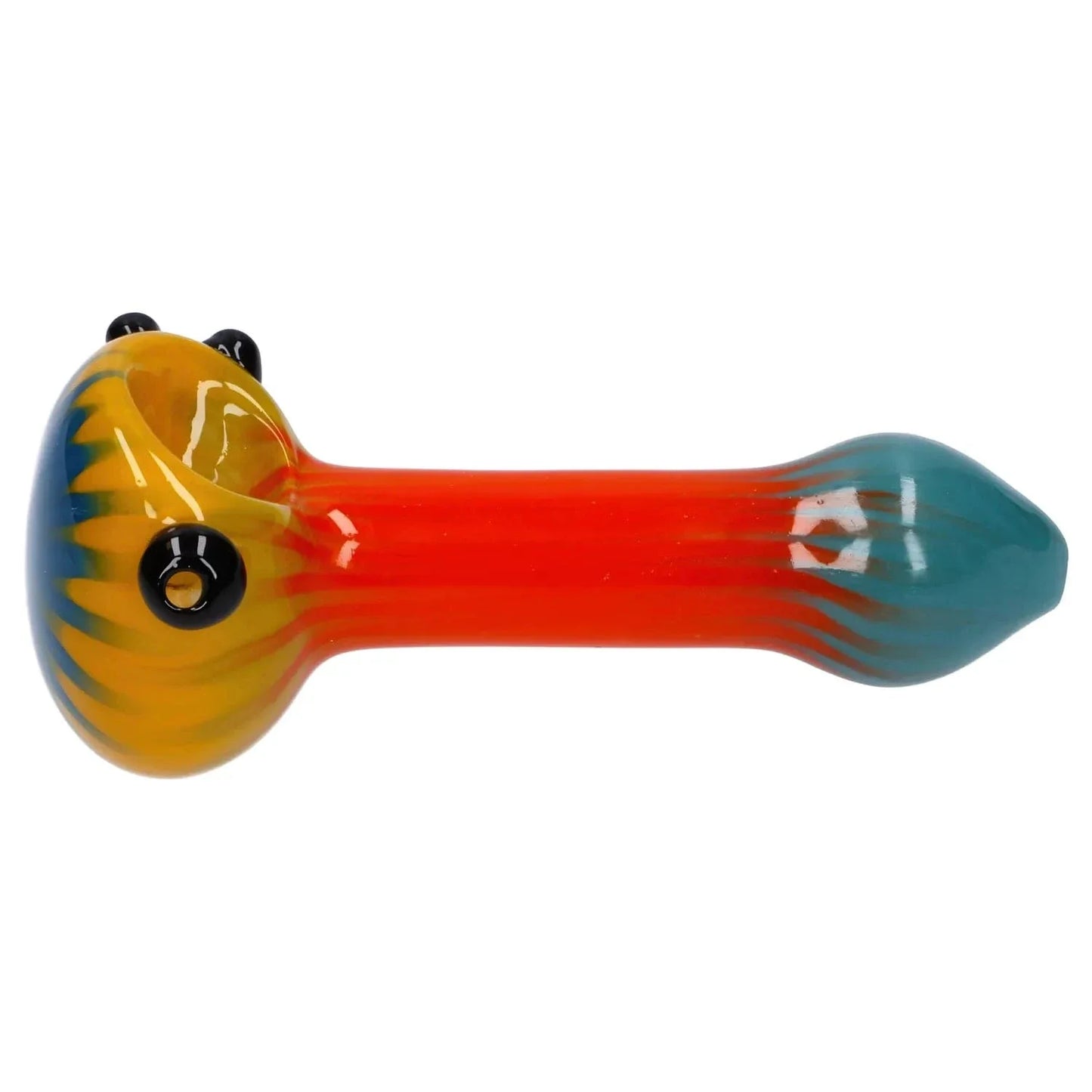 Colorful Reversal Art Spoon Pipe - 4.5 in