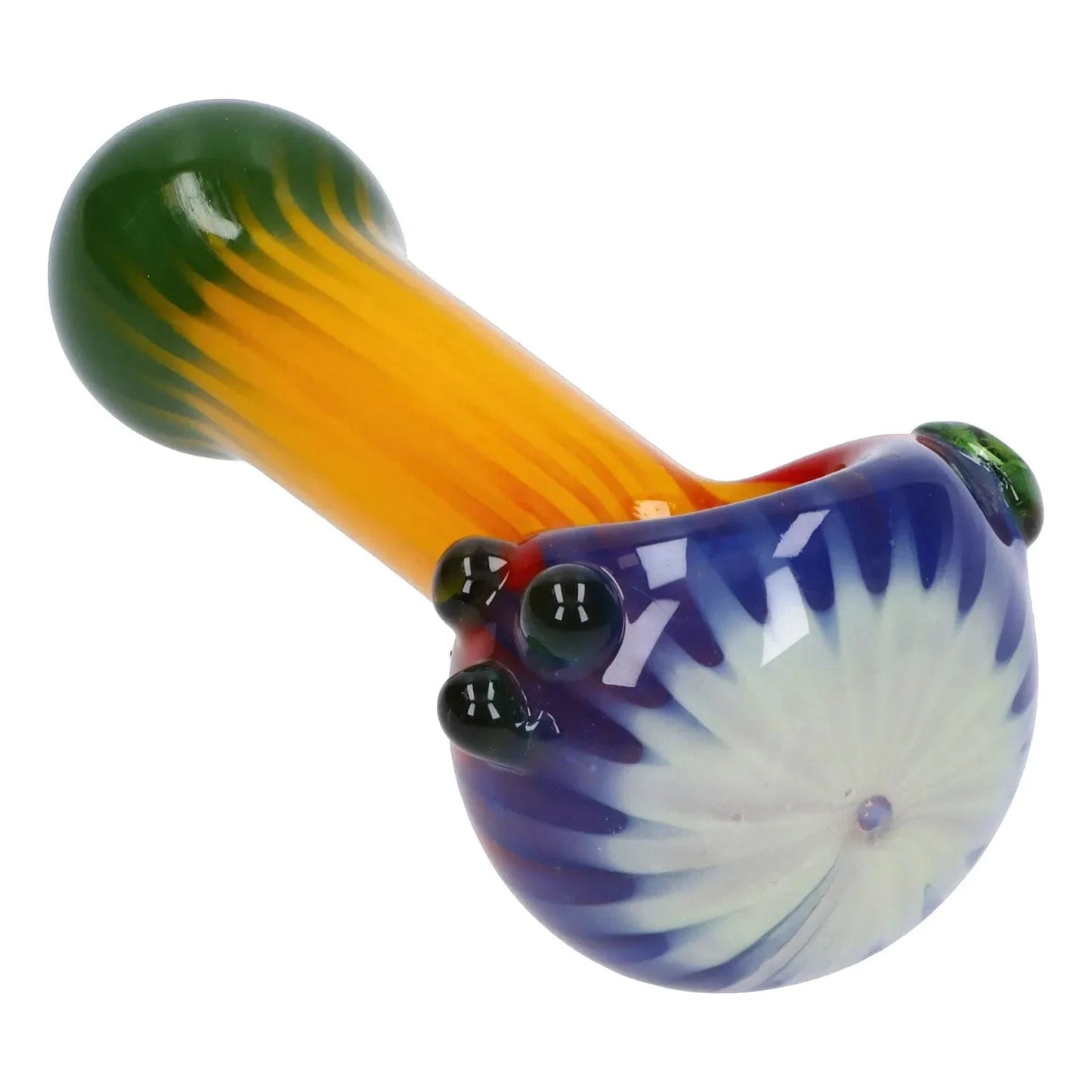 Colorful Reversal Art Spoon Pipe - 4.5 in