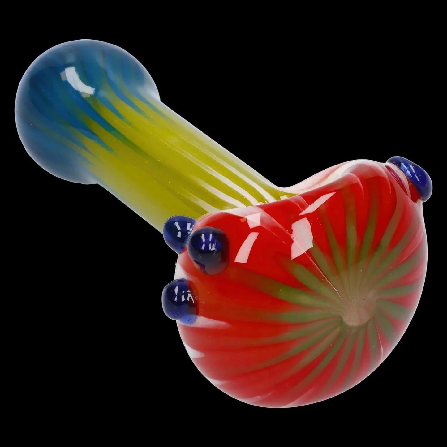Colorful Reversal Art Spoon Pipe - 4.5 in