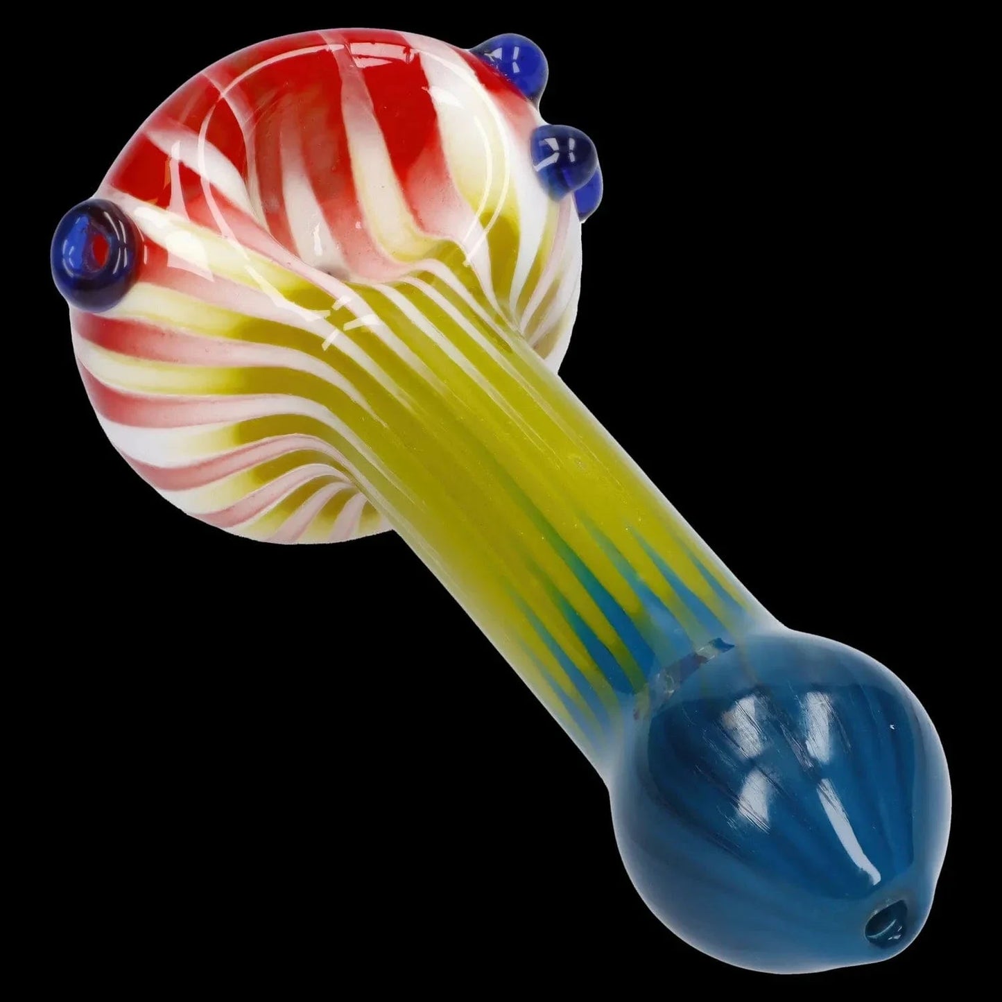 Colorful Reversal Art Spoon Pipe - 4.5 in