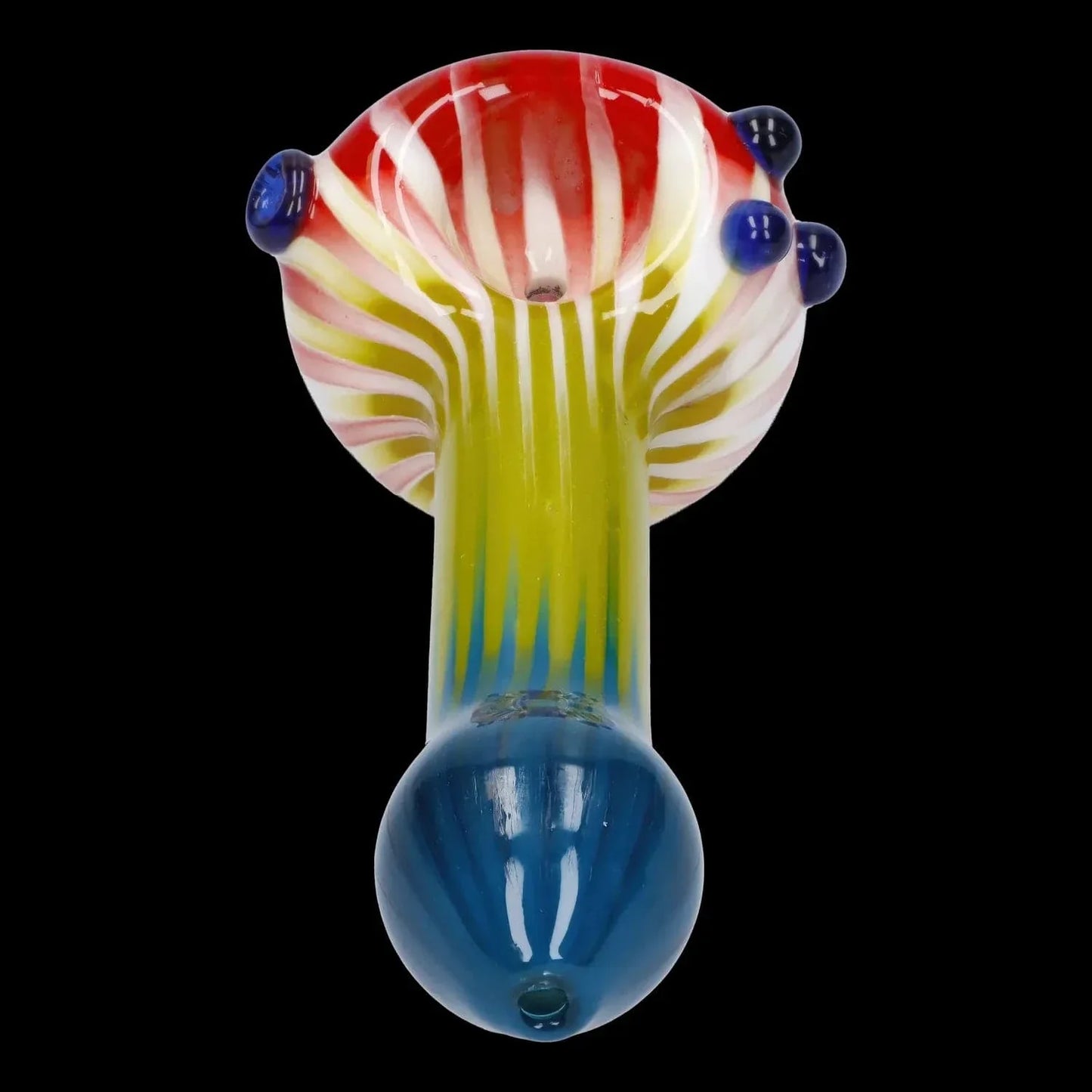 Colorful Reversal Art Spoon Pipe - 4.5 in