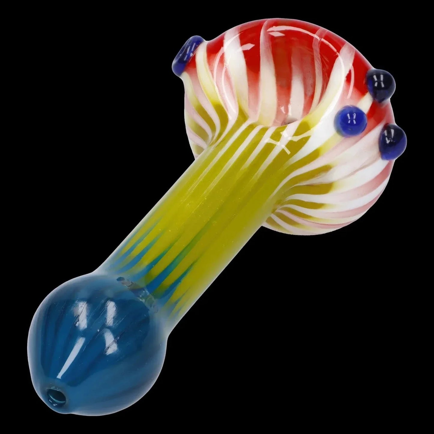 Colorful Reversal Art Spoon Pipe - 4.5 in