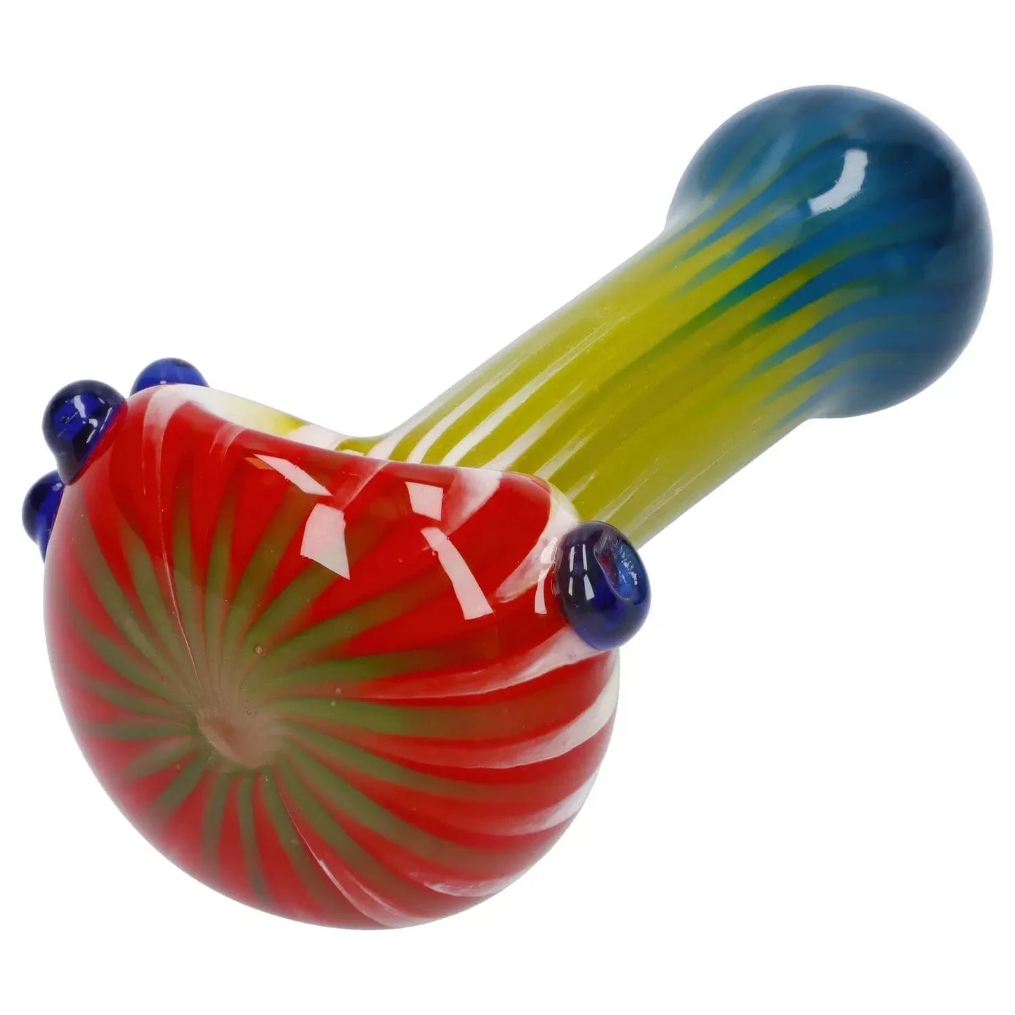 Colorful Reversal Art Spoon Pipe - 4.5 in