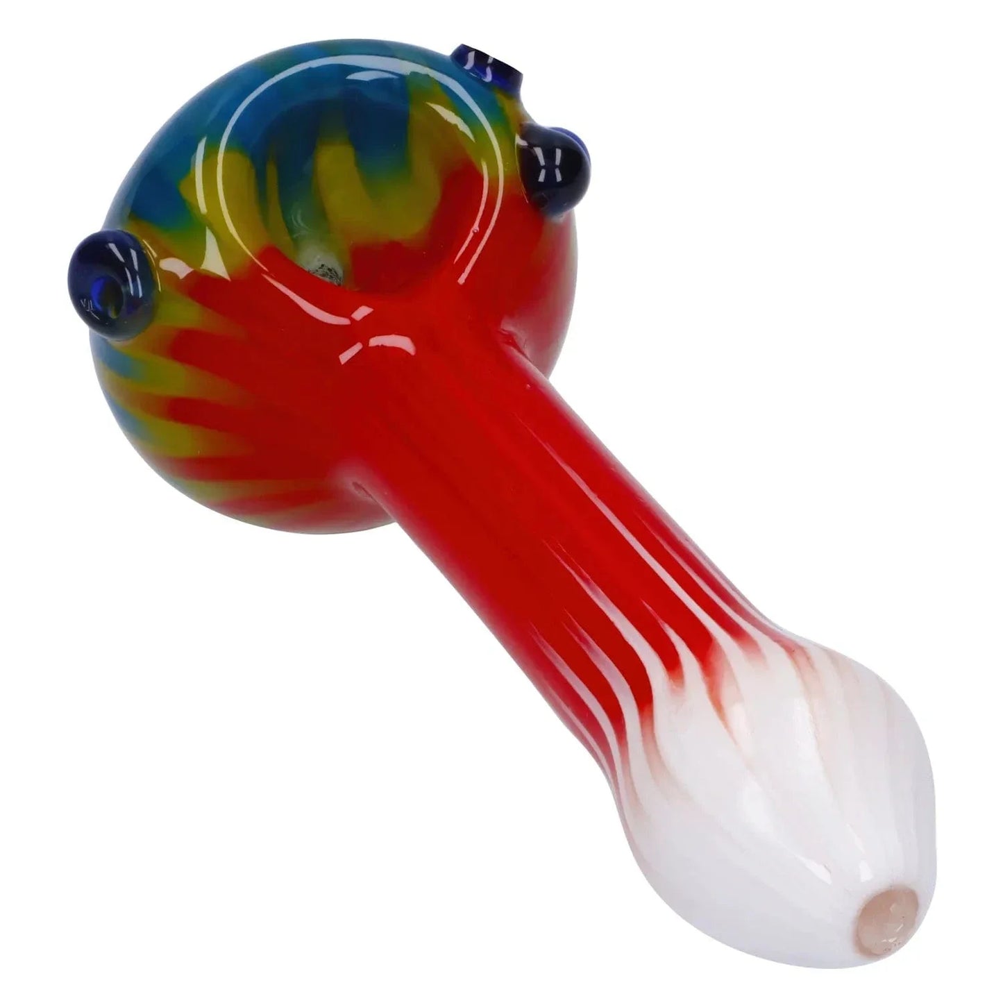 Colorful Reversal Art Spoon Pipe - 4.5 in