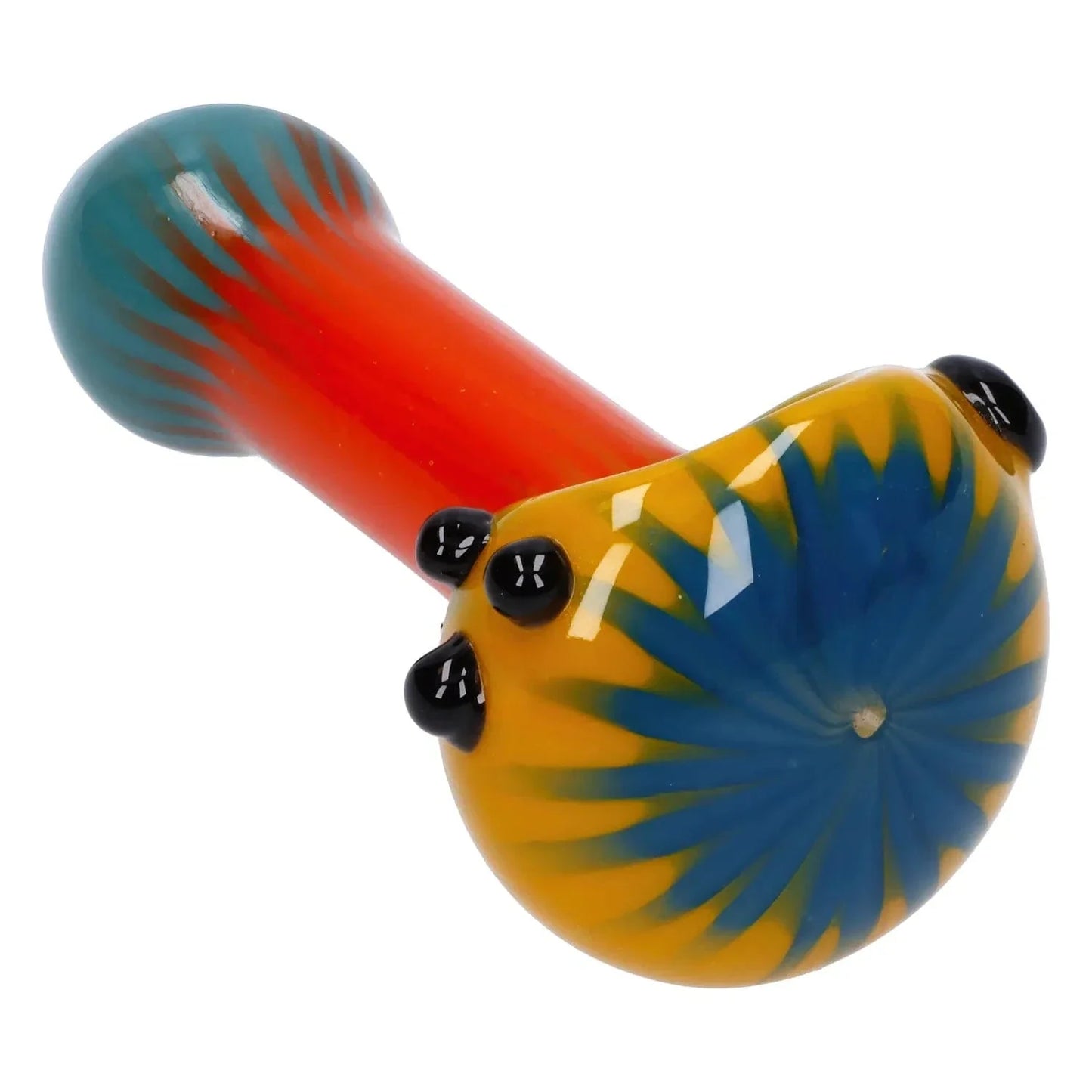 Colorful Reversal Art Spoon Pipe - 4.5 in