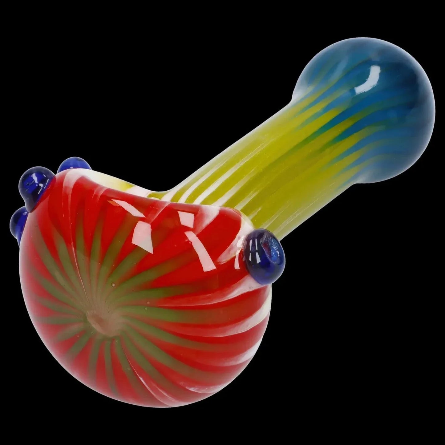 Colorful Reversal Art Spoon Pipe - 4.5 in