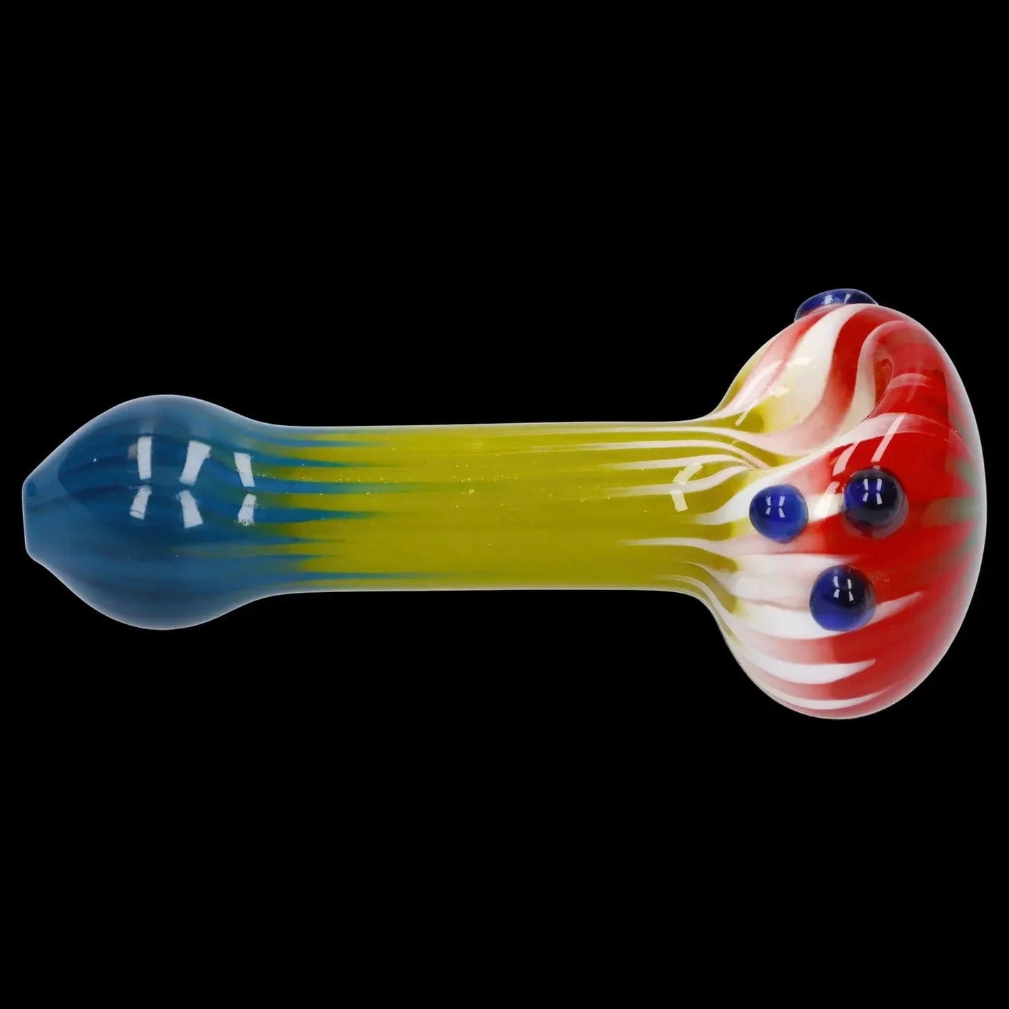 Colorful Reversal Art Spoon Pipe - 4.5 in