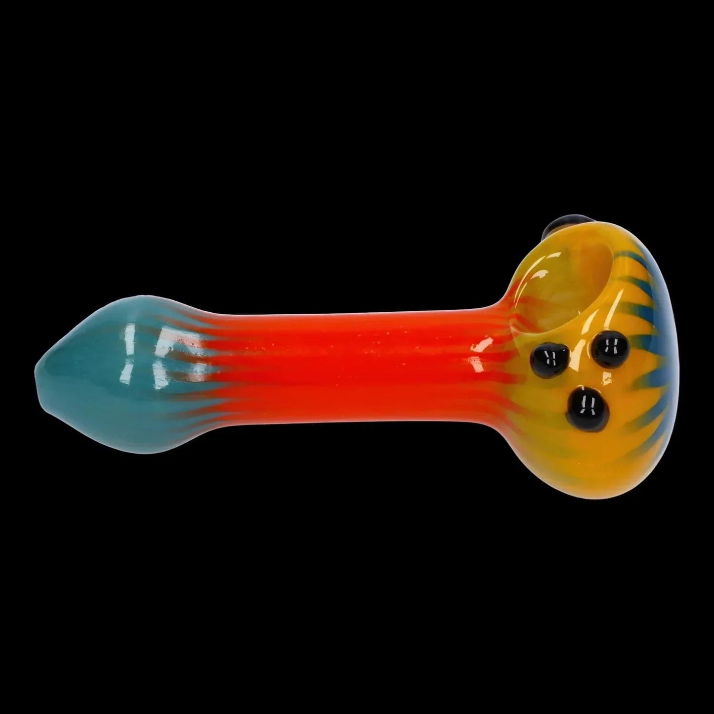 Colorful Reversal Art Spoon Pipe - 4.5 in
