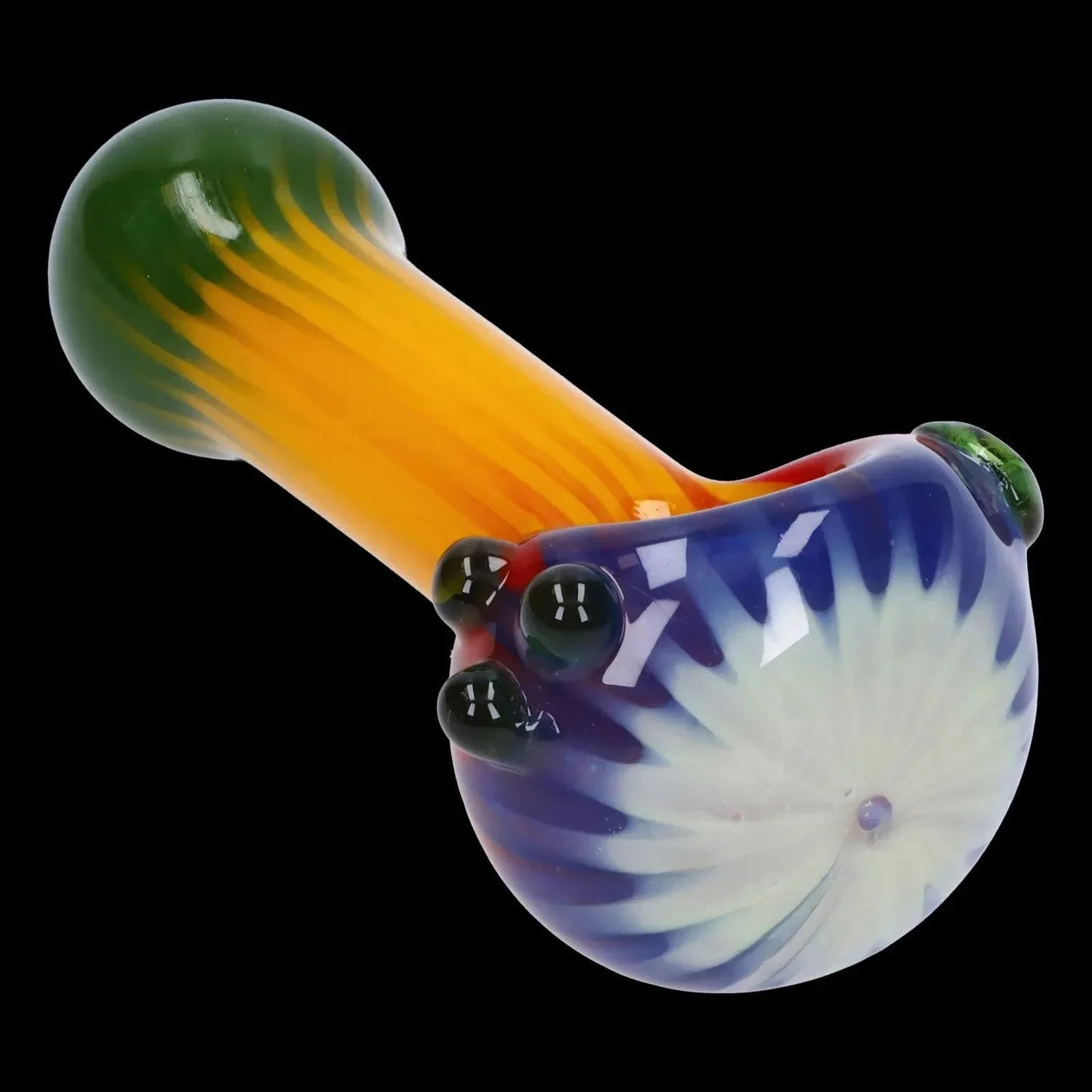 Colorful Reversal Art Spoon Pipe - 4.5 in