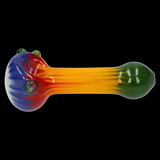 Colorful Reversal Art Spoon Pipe - 4.5 in