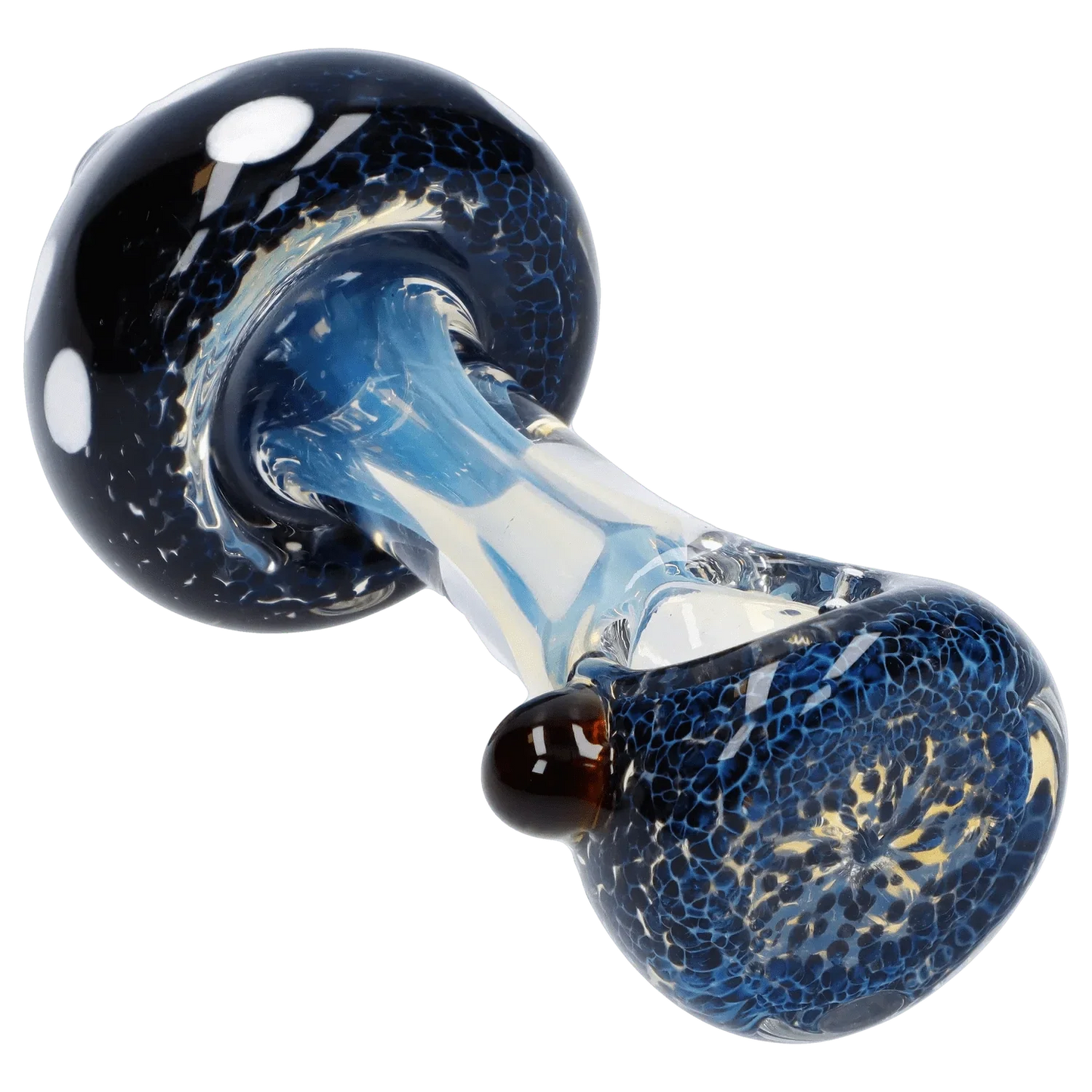 Mushroom Frit Spoon Pipe - 4.5 in