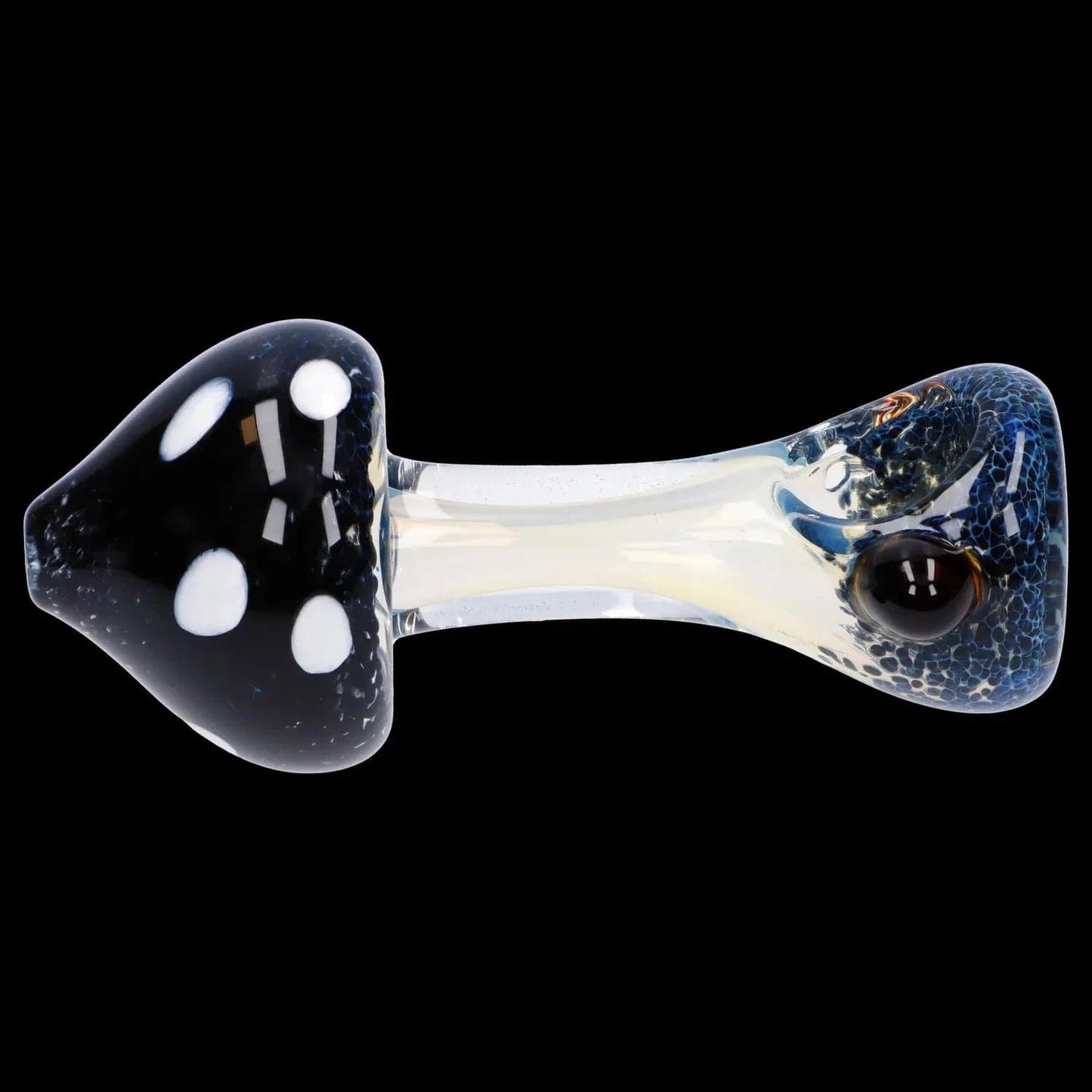 Mushroom Frit Spoon Pipe - 4.5 in