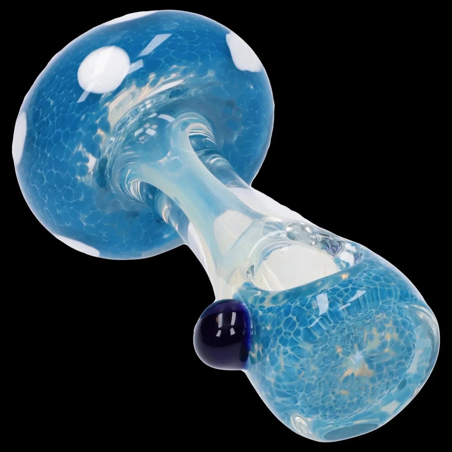 Mushroom Frit Spoon Pipe - 4.5 in