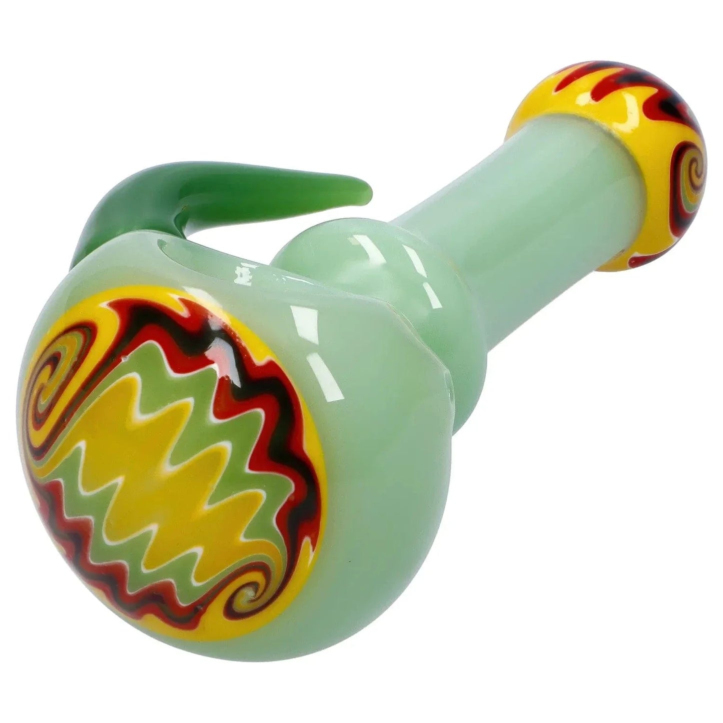 Slime Tube Horn Reversal Art Spoon Pipe - 4.5 in