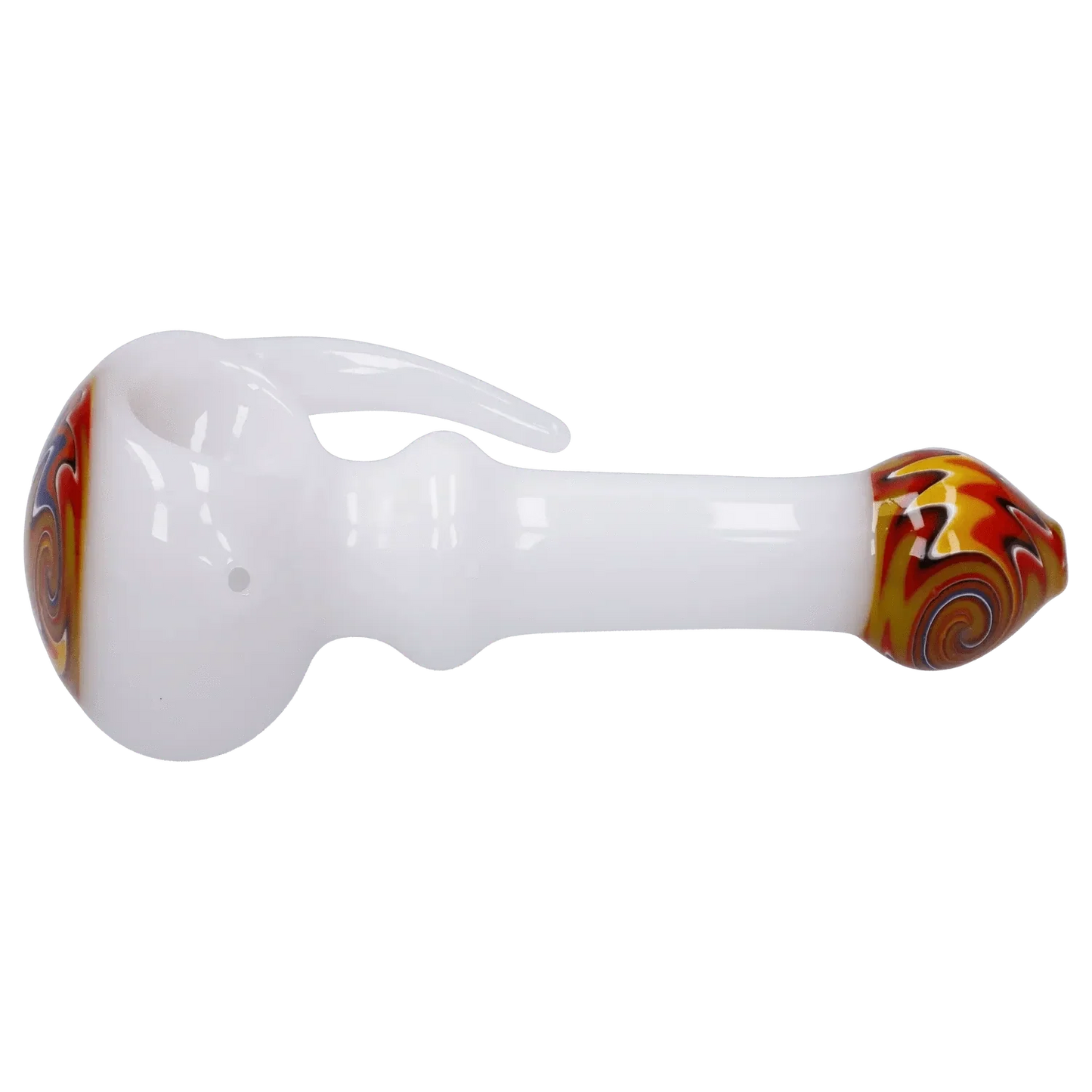 Slime Tube Horn Reversal Art Spoon Pipe - 4.5 in