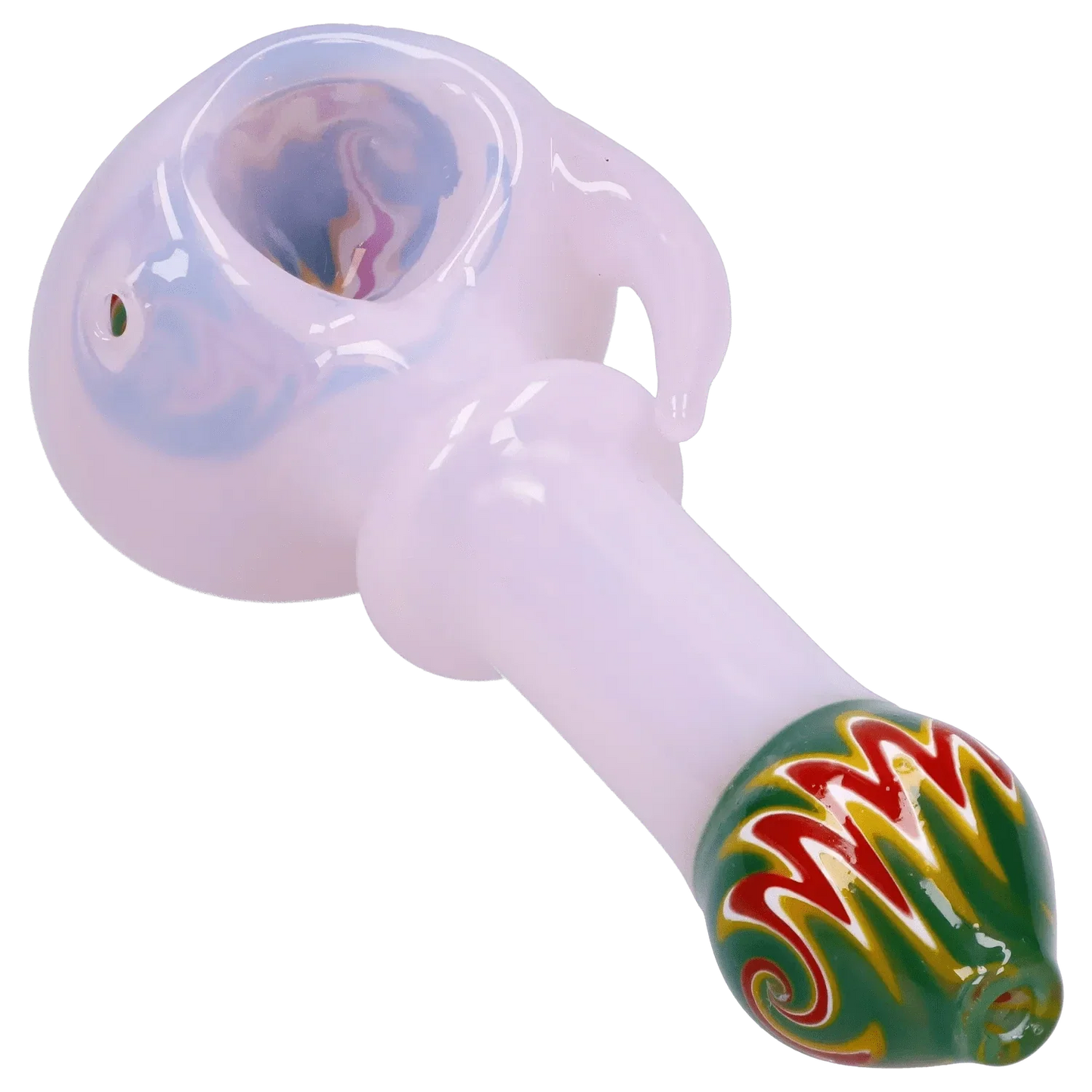 Slime Tube Horn Reversal Art Spoon Pipe - 4.5 in