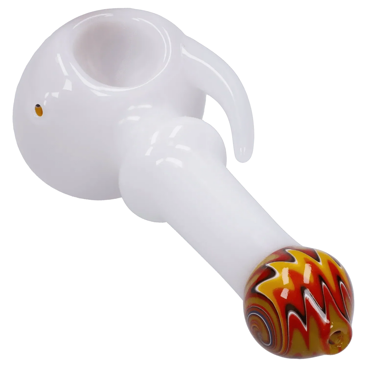 Slime Tube Horn Reversal Art Spoon Pipe - 4.5 in