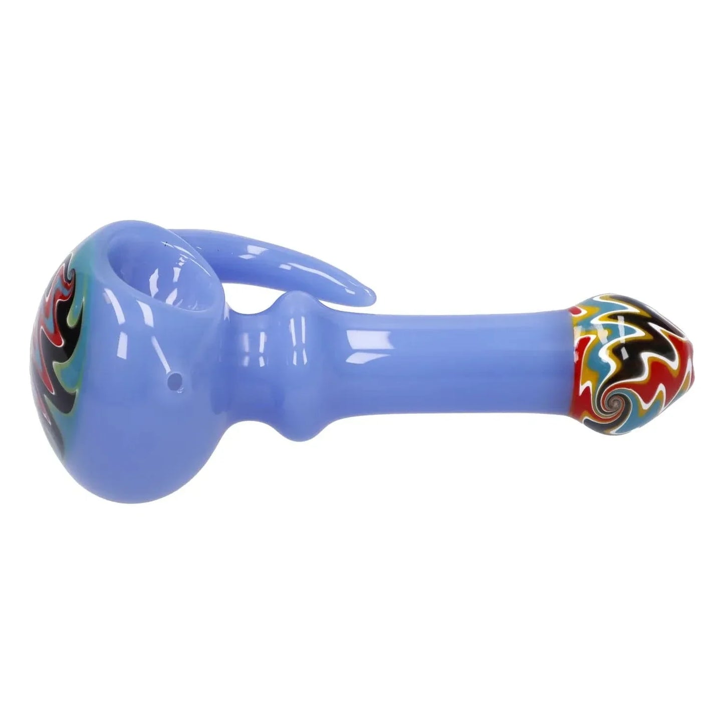 Slime Tube Horn Reversal Art Spoon Pipe - 4.5 in