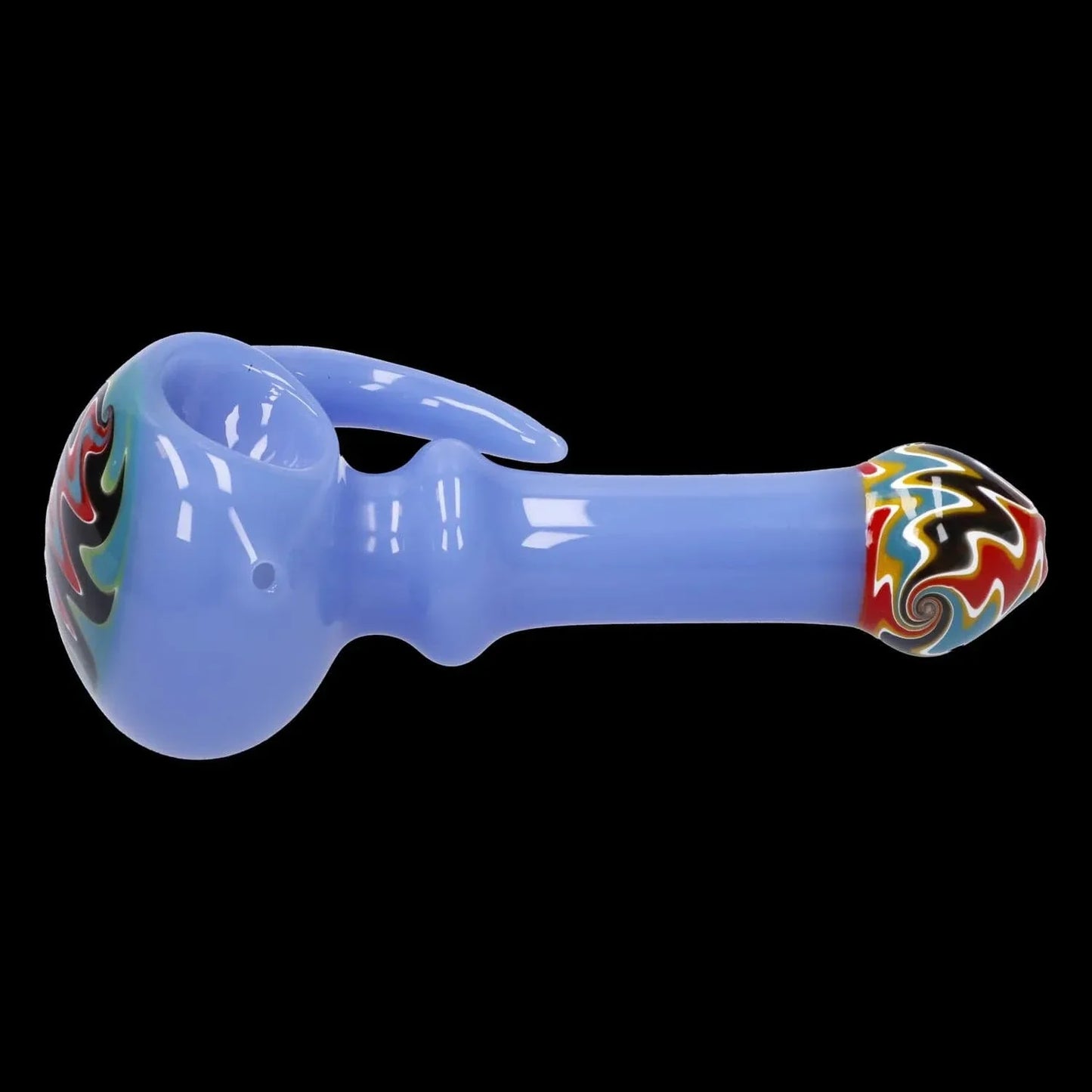 Slime Tube Horn Reversal Art Spoon Pipe - 4.5 in