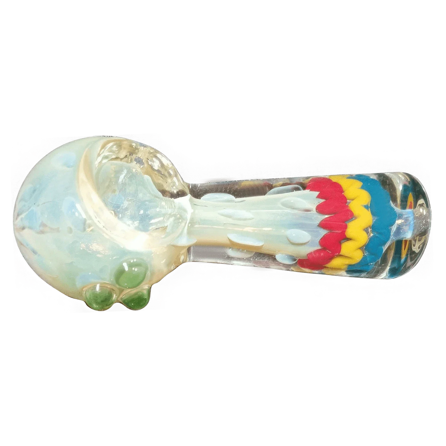 Twisting Color Wrap Spoon Pipe - 4in.