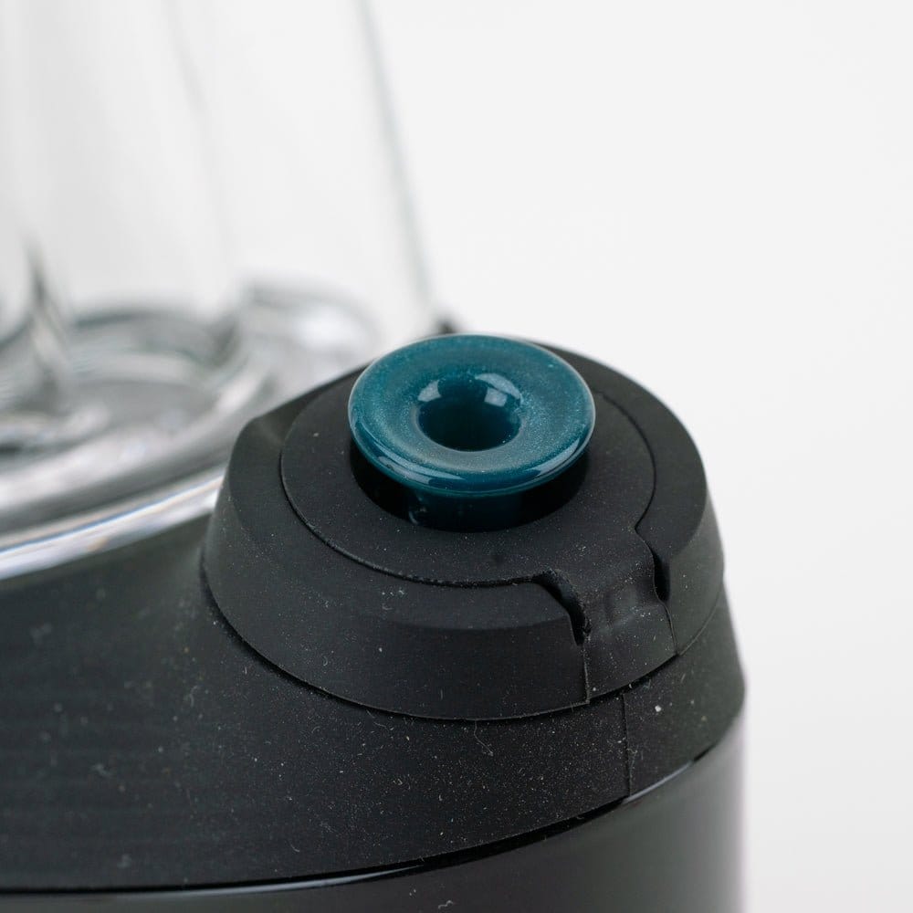 Empire Glassworks PuffCo 'New Peak' & Proxy Glass Joystick Cap - Blue Lagoon