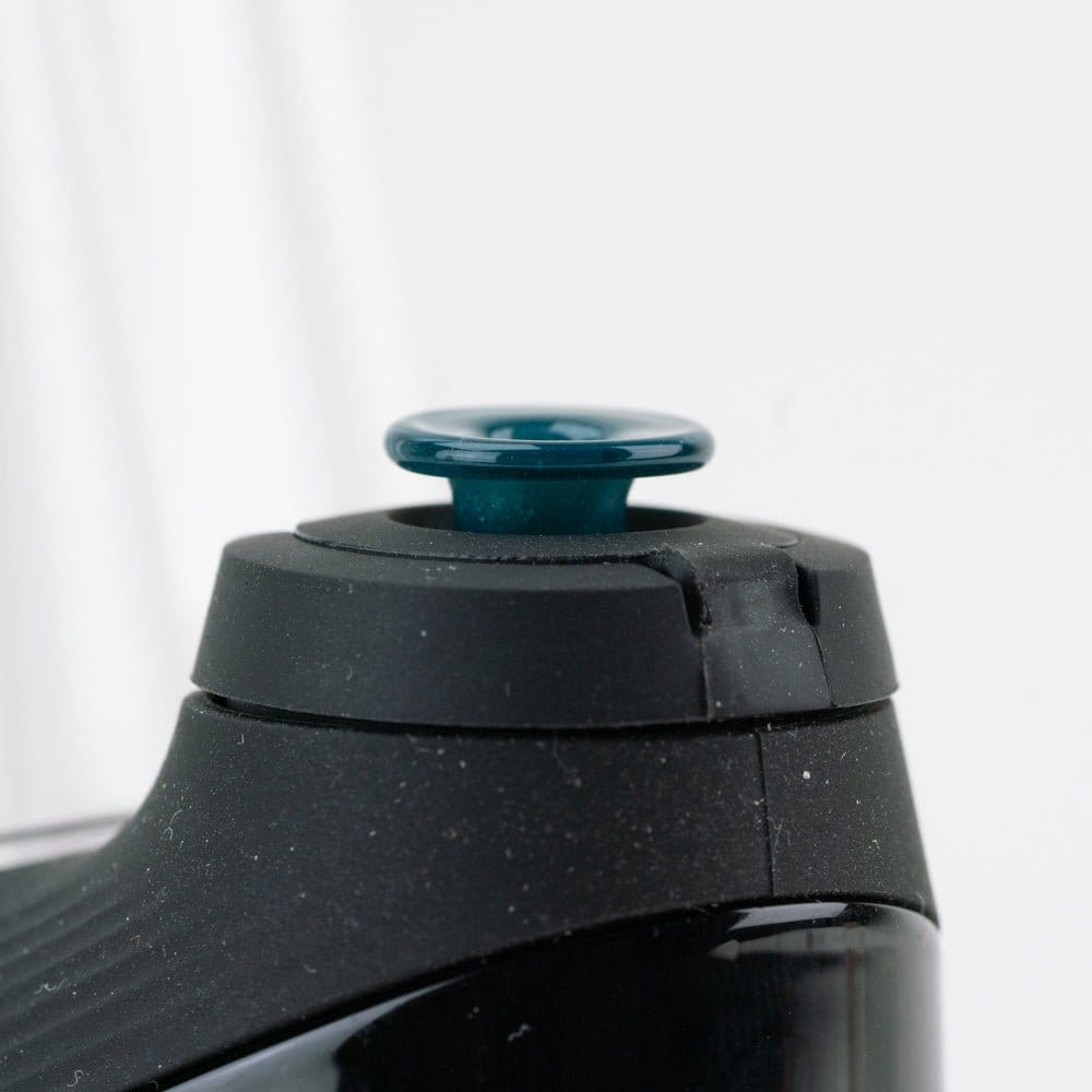 Empire Glassworks PuffCo 'New Peak' & Proxy Glass Joystick Cap - Blue Lagoon