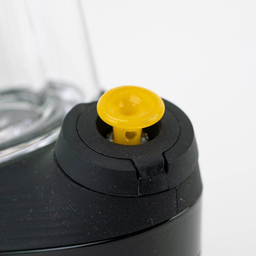Empire Glassworks PuffCo 'New Peak' & Proxy Glass Joystick Cap - Sunshine Yellow