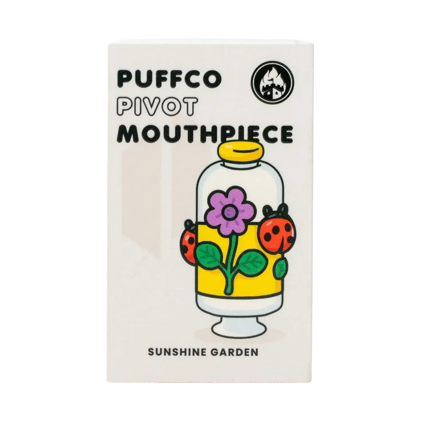 Empire Glassworks Puffco Pivot Glass Mouthpiece - Sunshine Garden