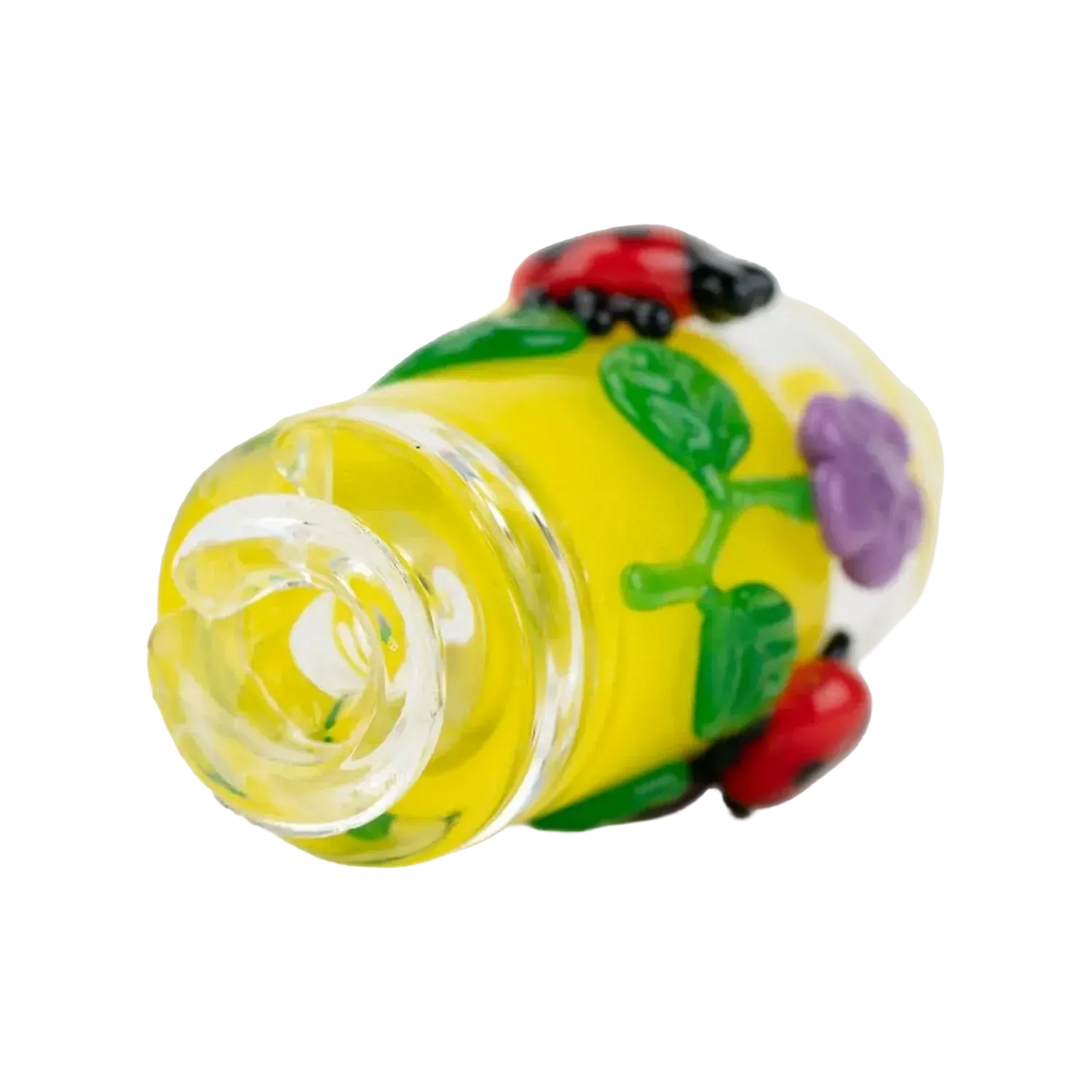 Empire Glassworks Puffco Pivot Glass Mouthpiece - Sunshine Garden