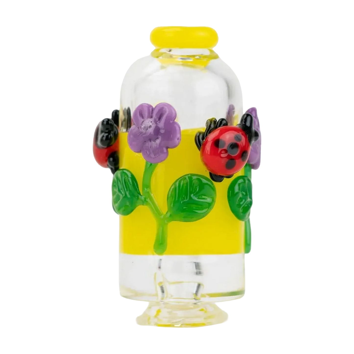 Empire Glassworks Puffco Pivot Glass Mouthpiece - Sunshine Garden