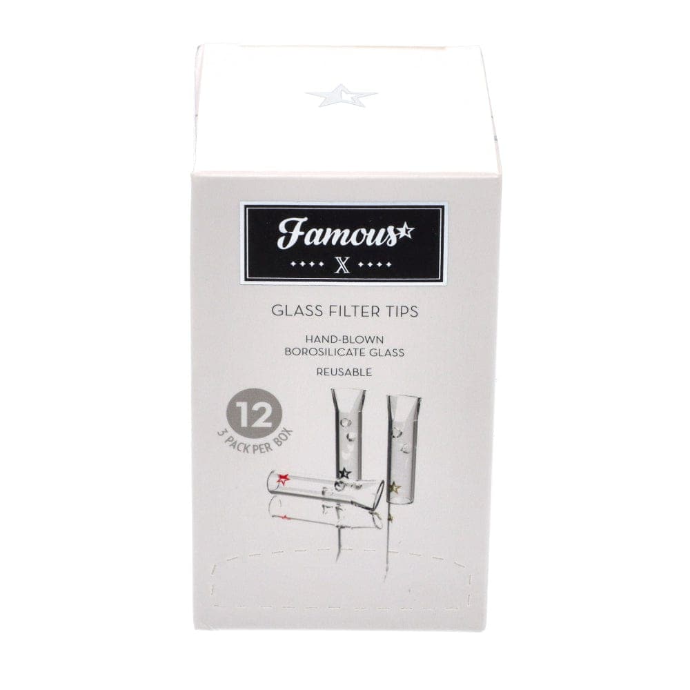 Famous X Glass Filter Tips 3-Pack