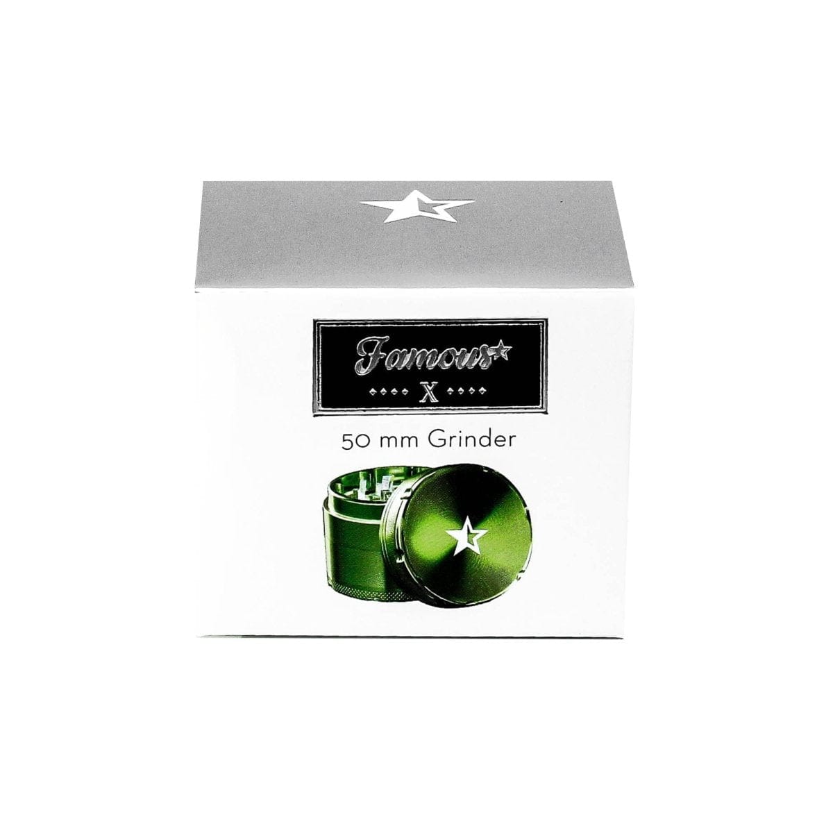 Famous X 50mm 4-Piece Aluminum Grinder